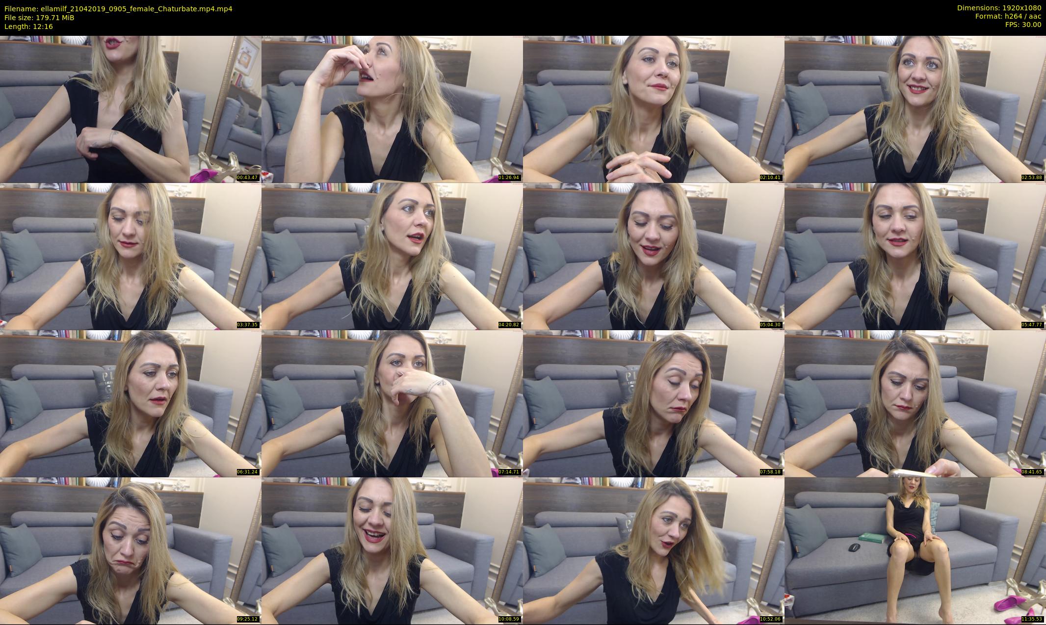 ellamilf — 13 minute Chaturbate female cam show recording, 1080p, Apr 21, 2019