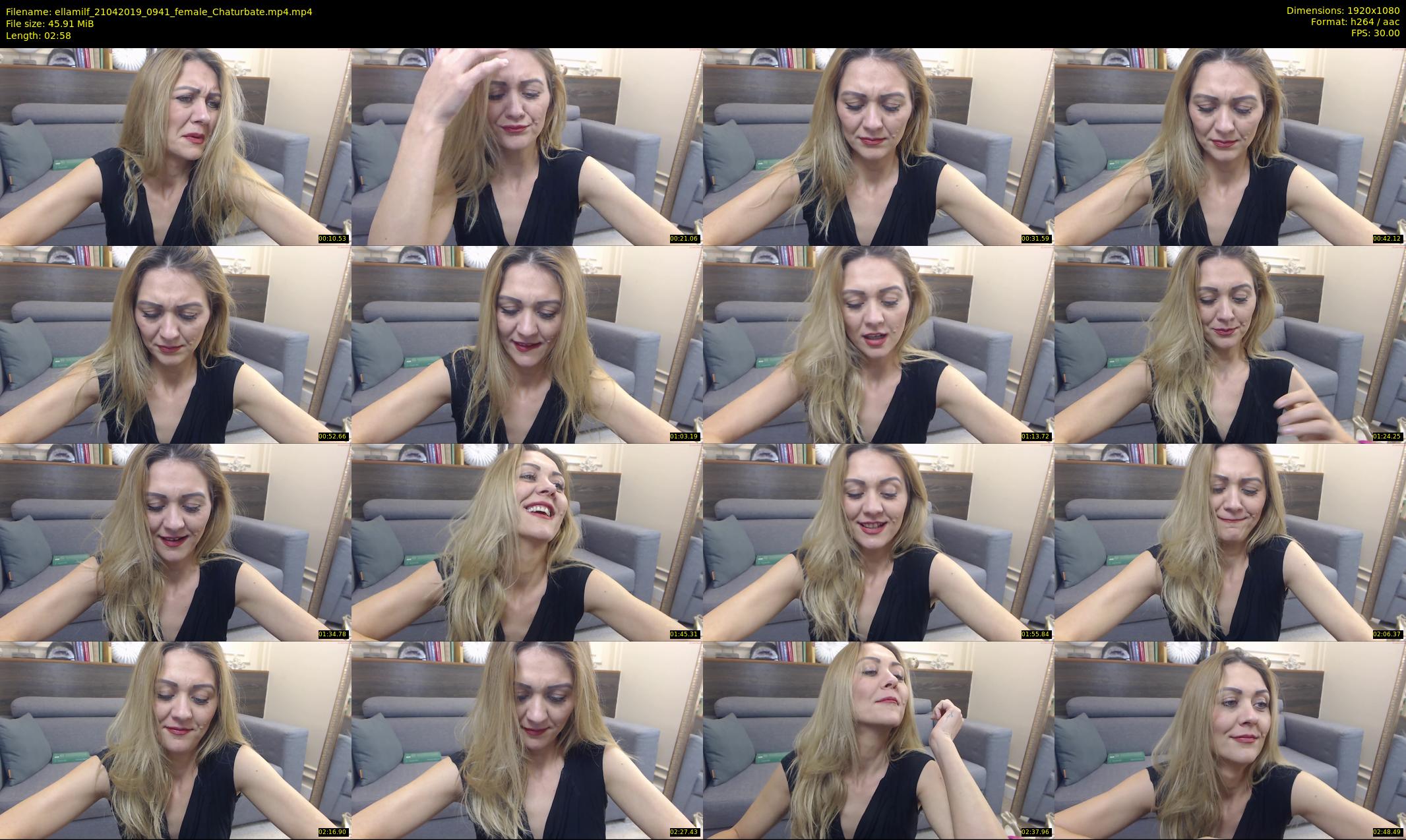 ellamilf — 3 minute Chaturbate female cam show recording, 1080p, Apr 21, 2019