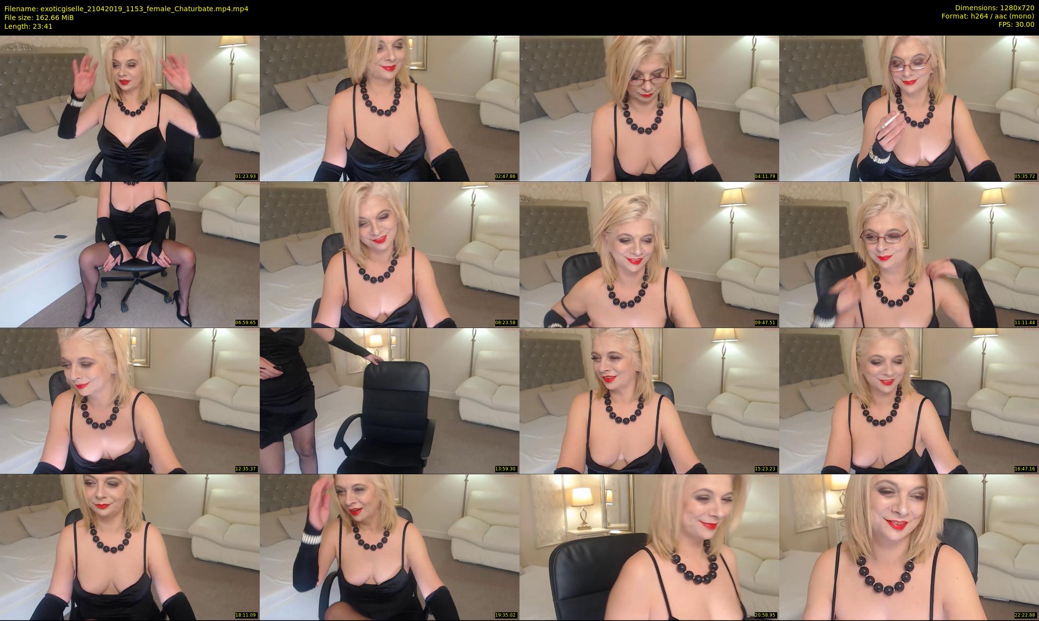 exoticgiselle — 24 minute Chaturbate female cam show recording, 720p, Apr 21, 2019