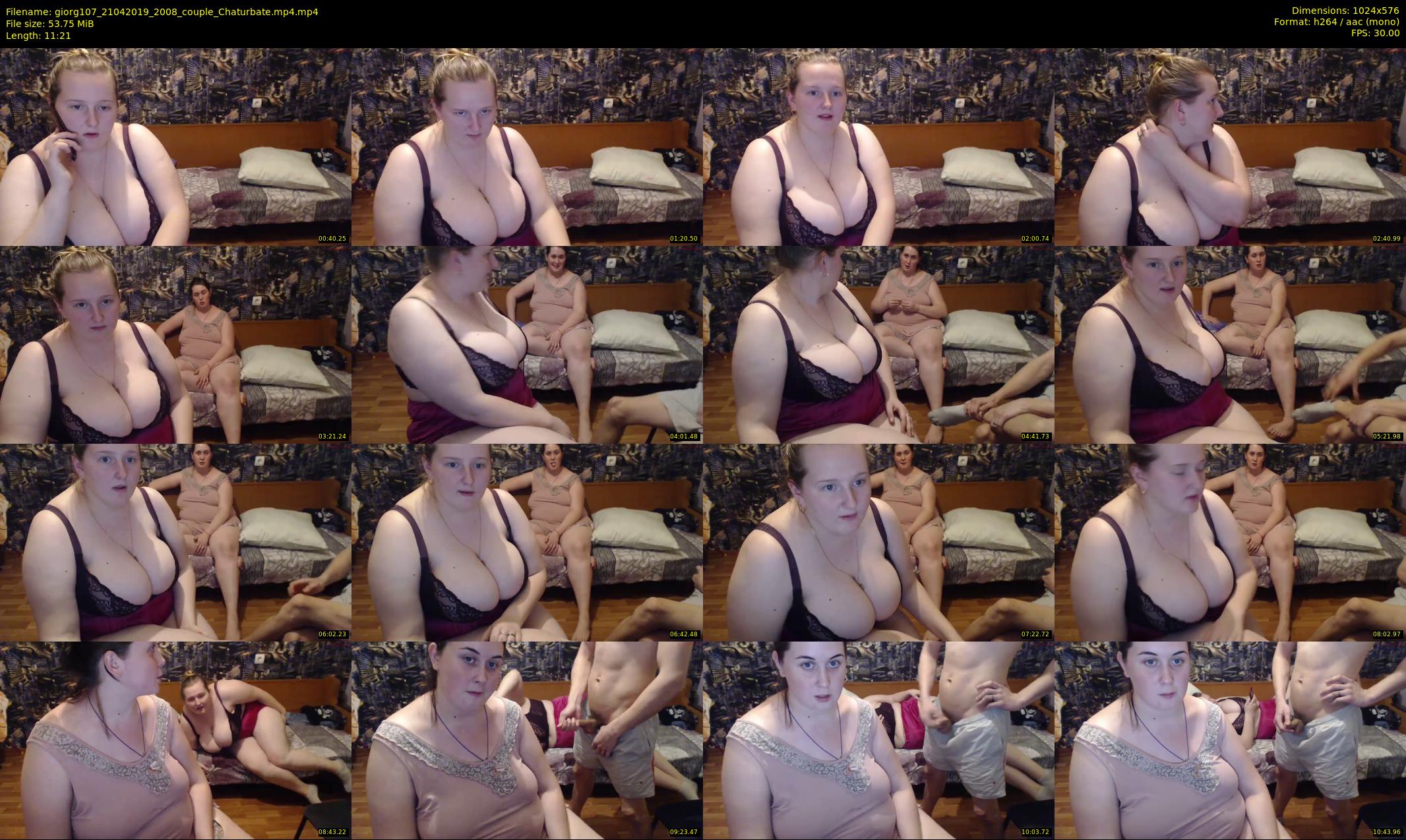 giorg107 — 12 minute Chaturbate couple cam show recording, 480p, Apr 21, 2019