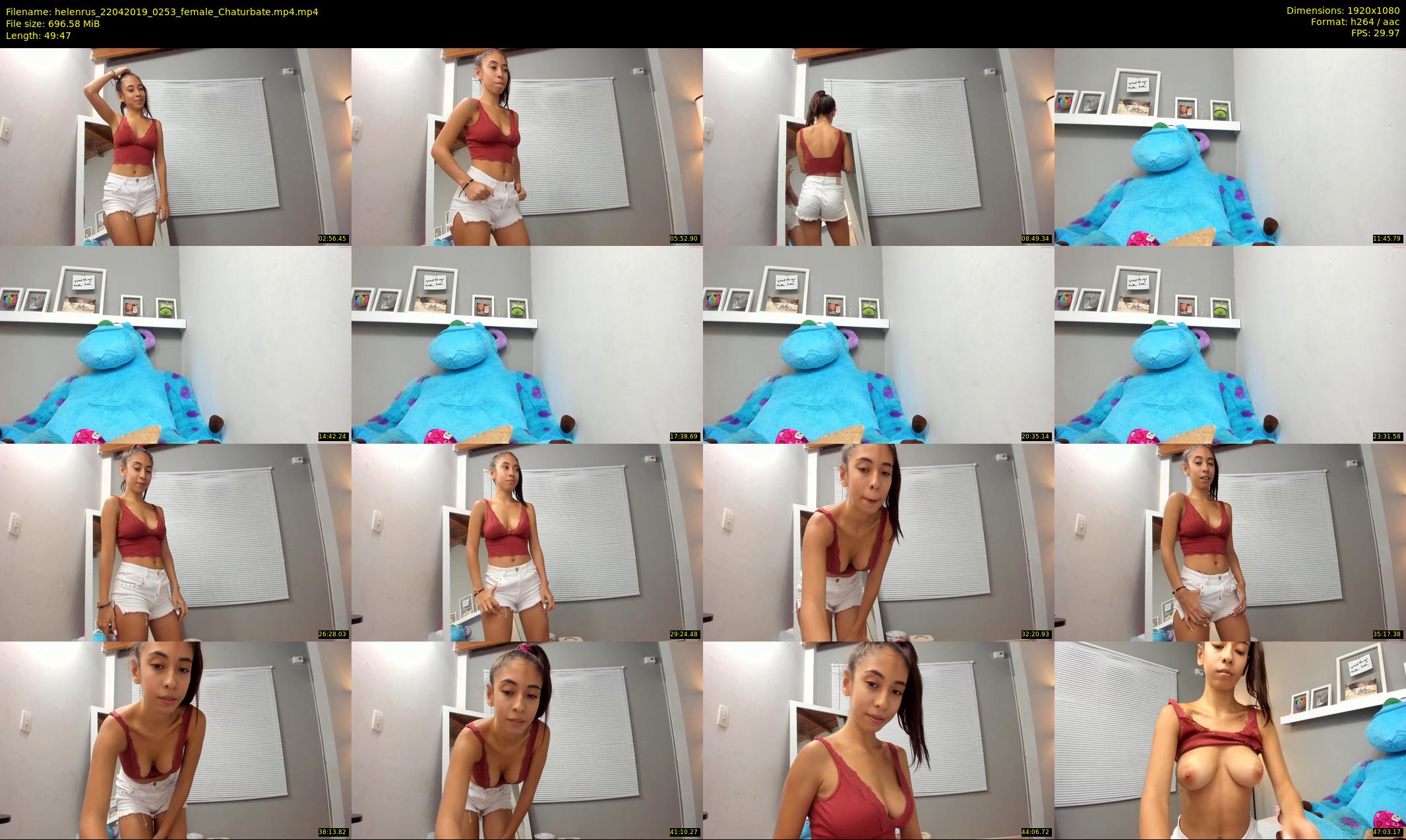 helenrus — 50 minute Chaturbate female cam show recording, 1080p, Apr 22, 2019