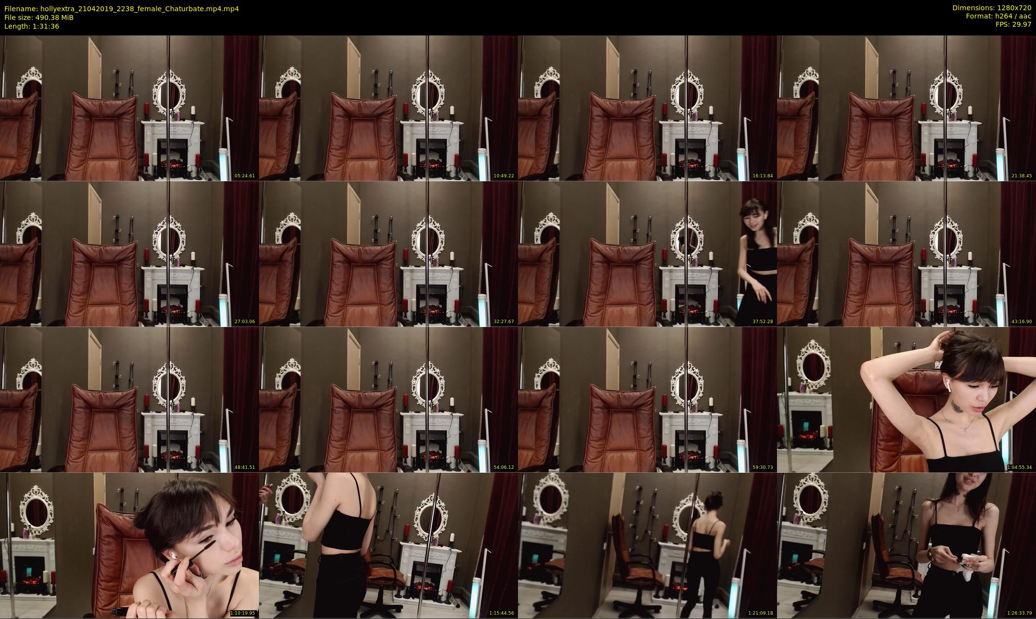 hollyextra — 92 minute Chaturbate female cam show recording, 720p, Apr 21, 2019
