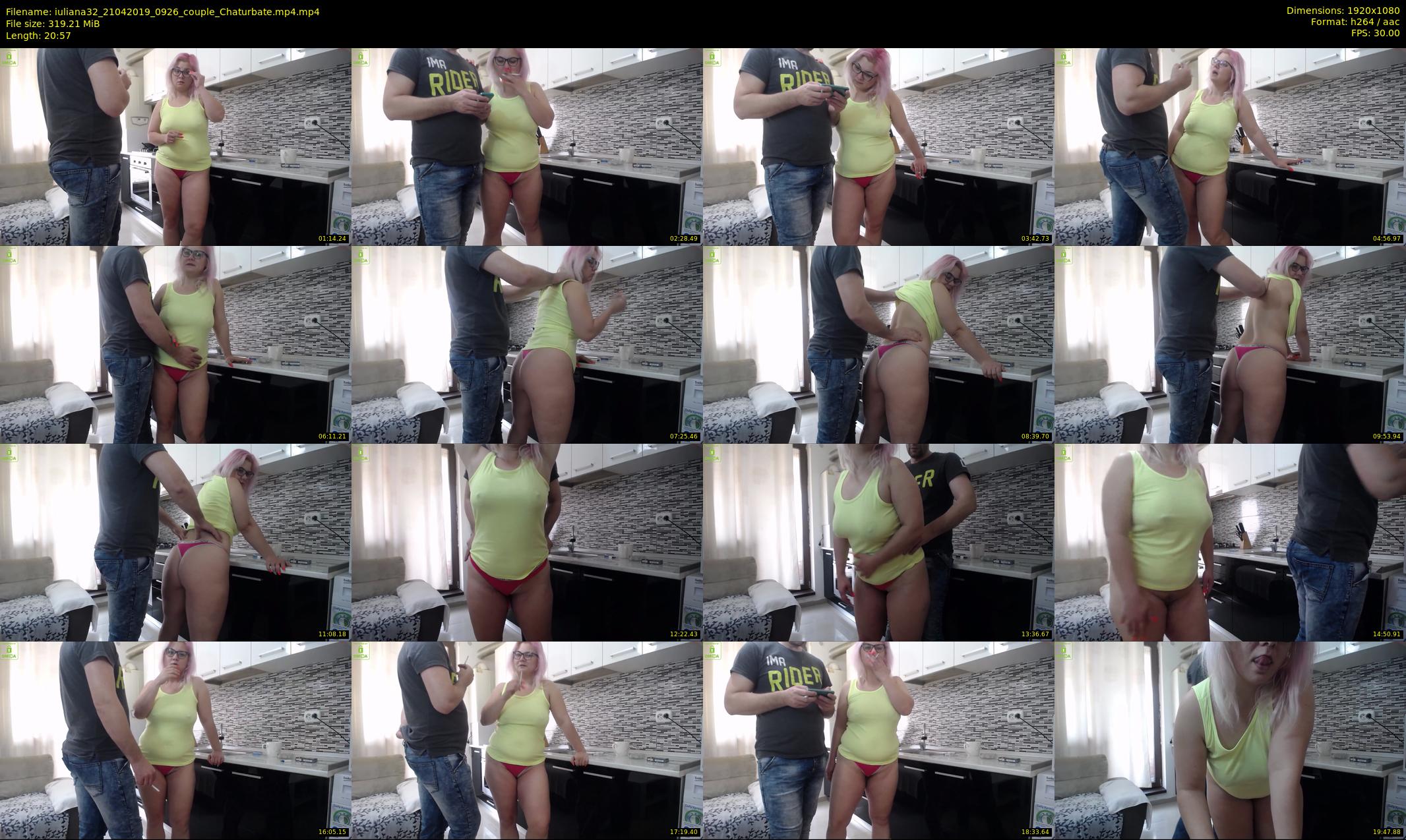 iuliana32 — 21 minute Chaturbate couple cam show recording, 1080p, Apr 21, 2019