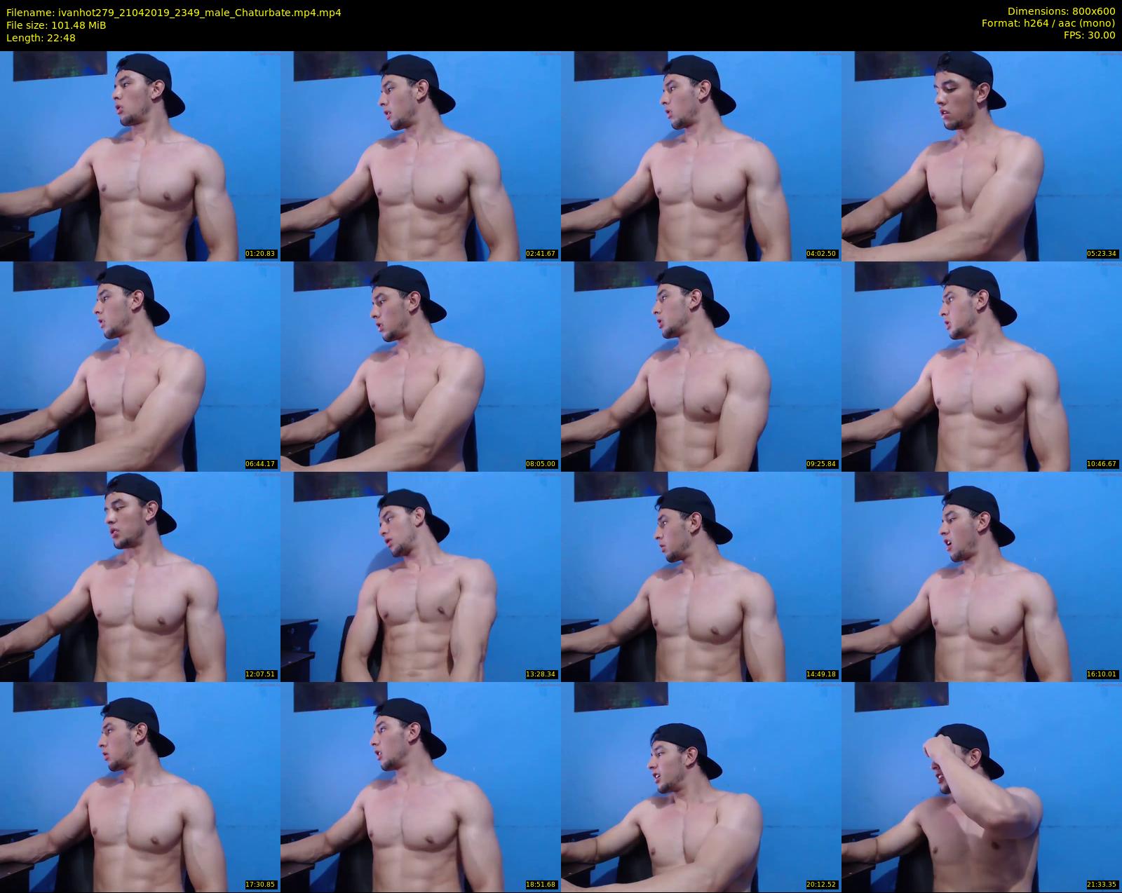 ivanhot279 — 23 minute Chaturbate male cam show recording, 480p, Apr 21, 2019