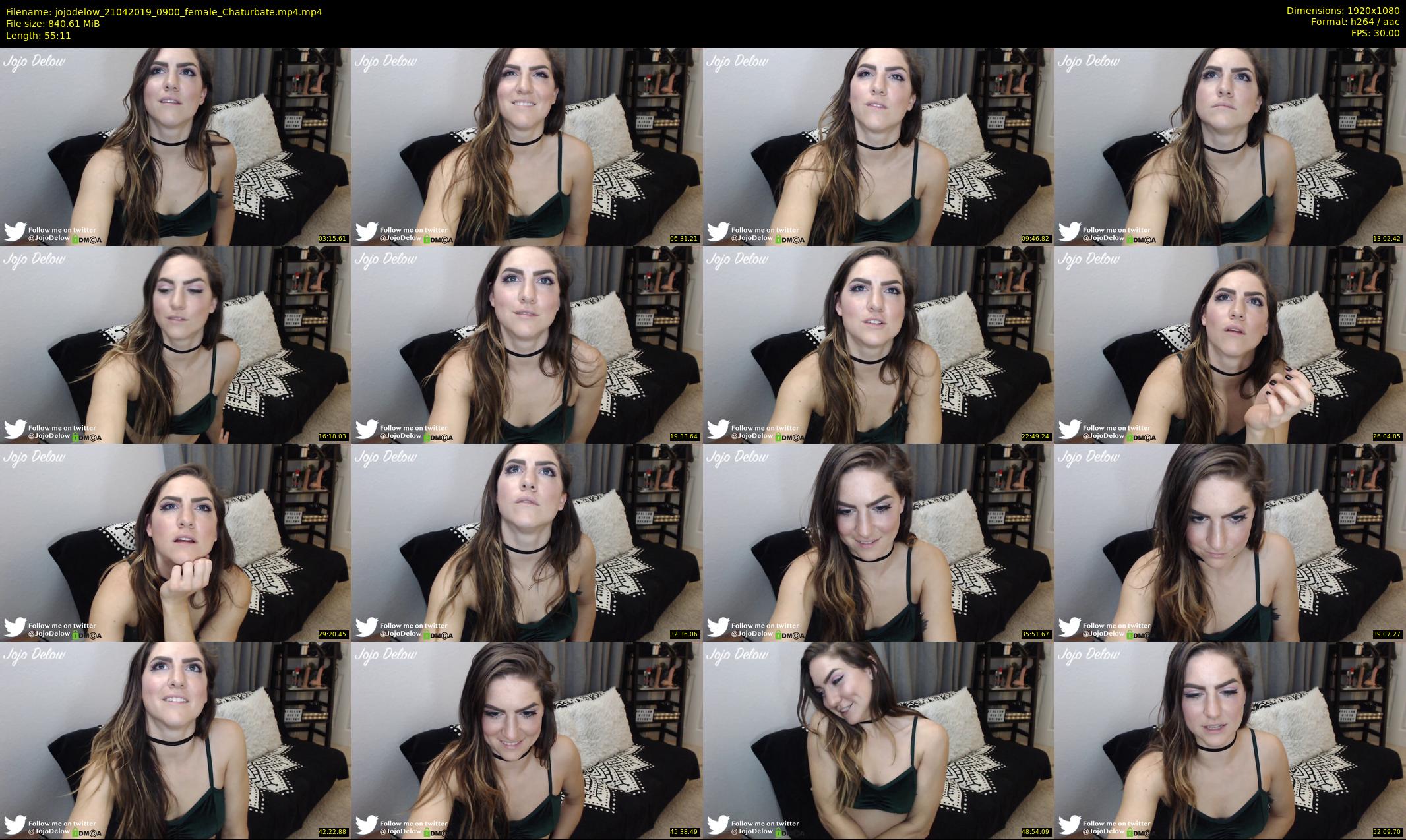jojodelow — 56 minute Chaturbate female cam show recording, 1080p, Apr 21, 2019