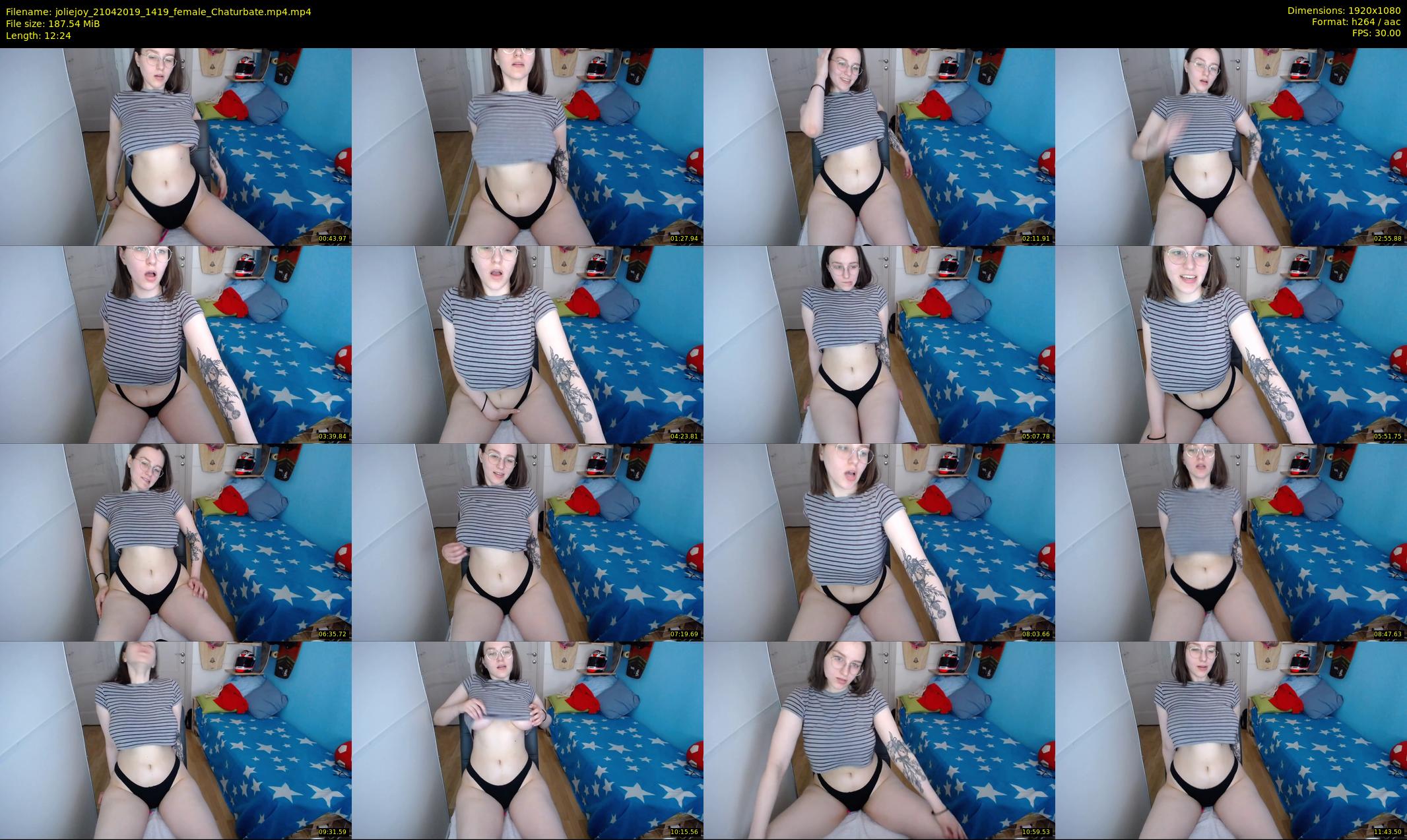 joliejoy — 13 minute Chaturbate female cam show recording, 1080p, Apr 21, 2019
