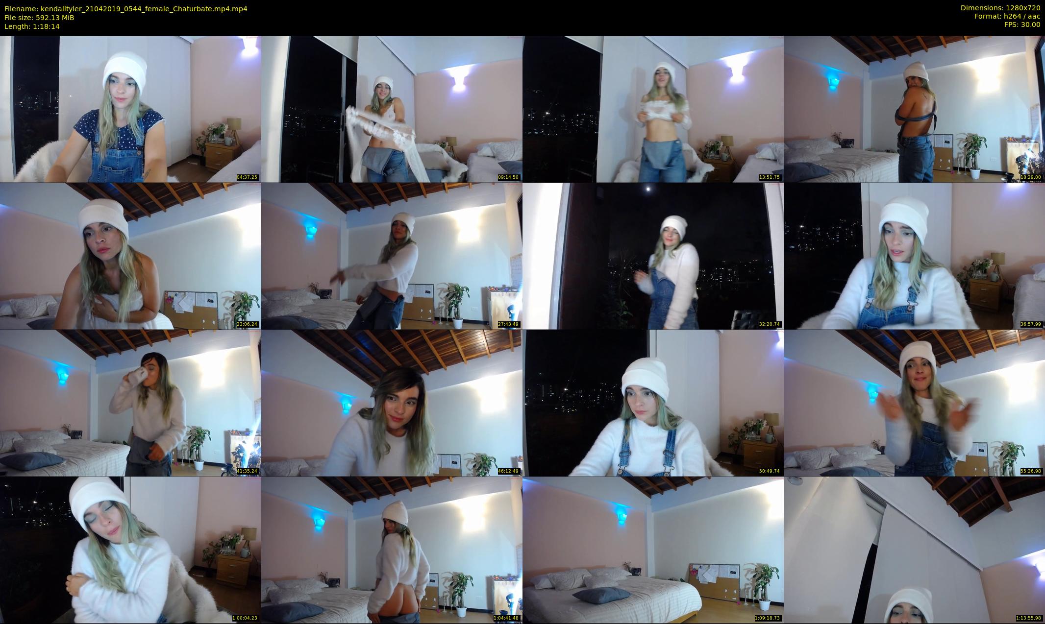 kendalltyler — 79 minute Chaturbate female cam show recording, 720p, Apr 21, 2019