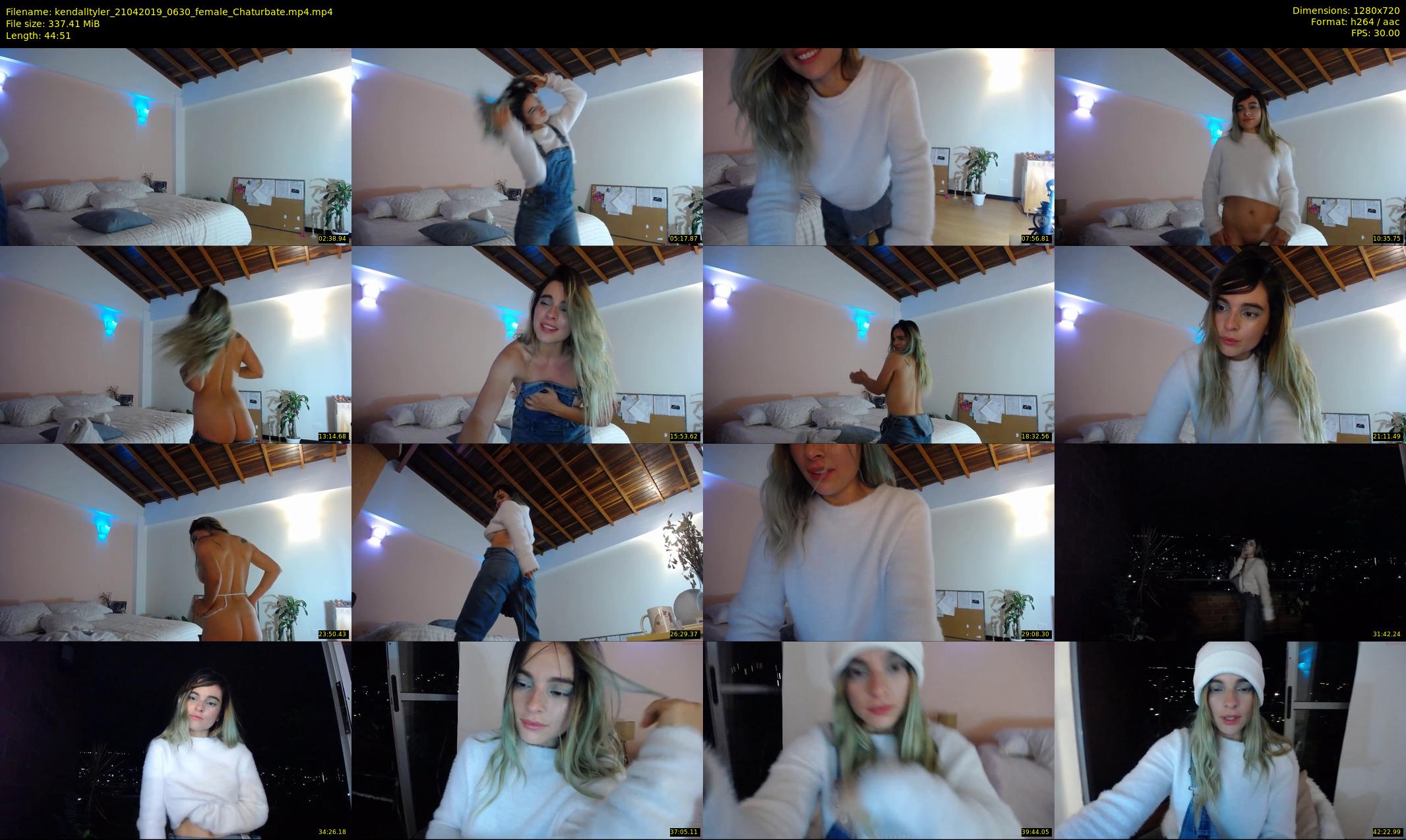 kendalltyler — 45 minute Chaturbate female cam show recording, 720p, Apr 21, 2019
