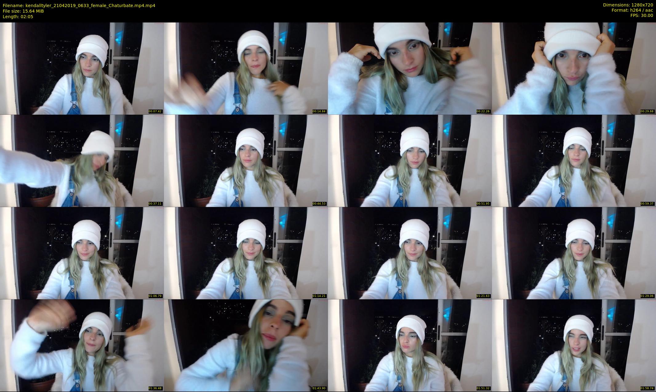 kendalltyler — 3 minute Chaturbate female cam show recording, 720p, Apr 21, 2019