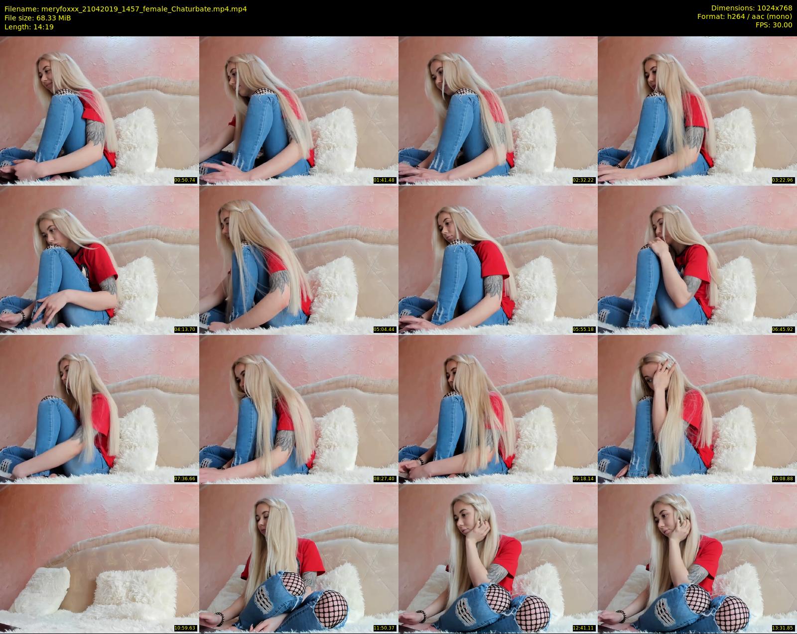 meryfoxxx — 15 minute Chaturbate female cam show recording, 720p, Apr 21, 2019
