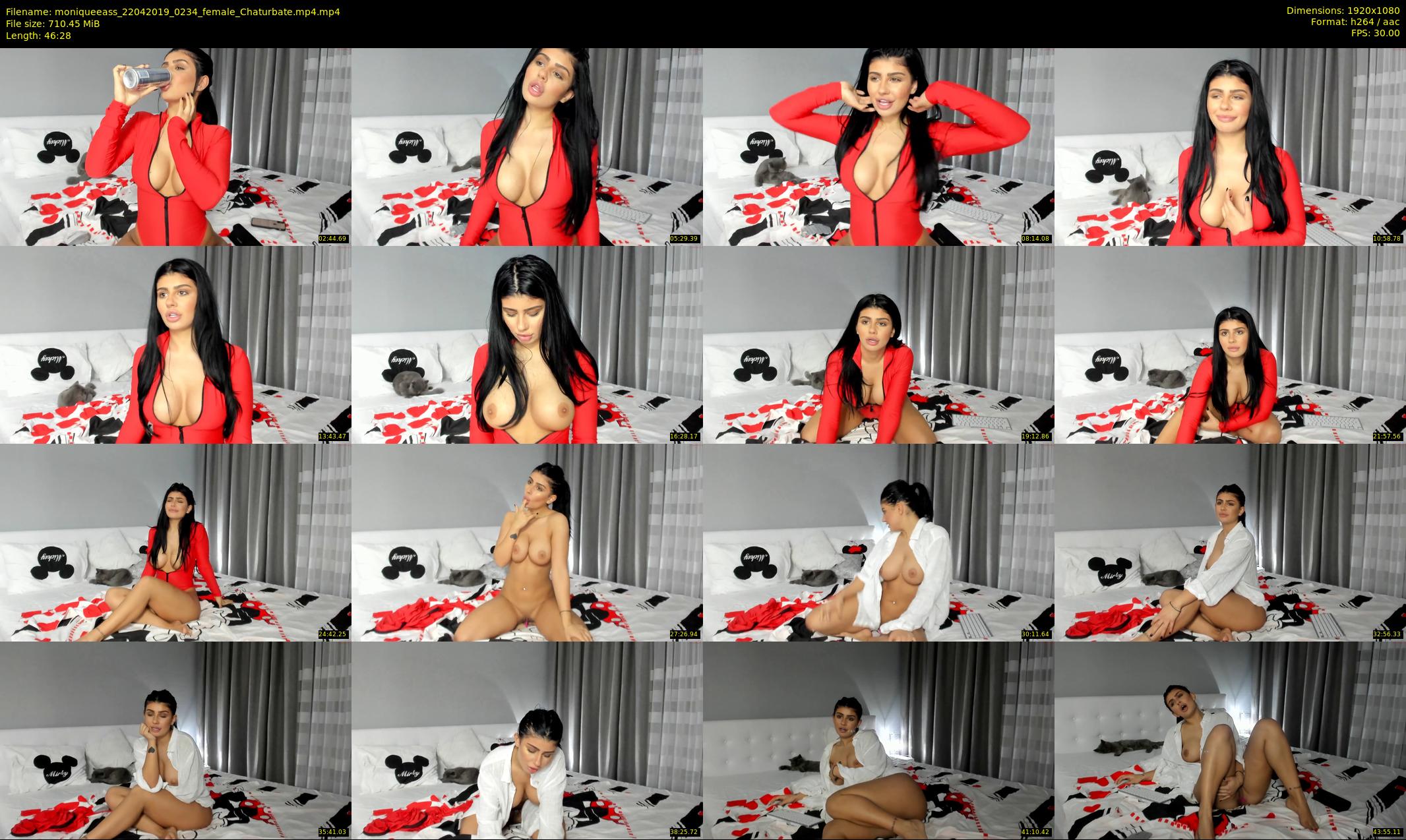 moniqueeass — 47 minute Chaturbate female cam show recording, 1080p, Apr 22, 2019