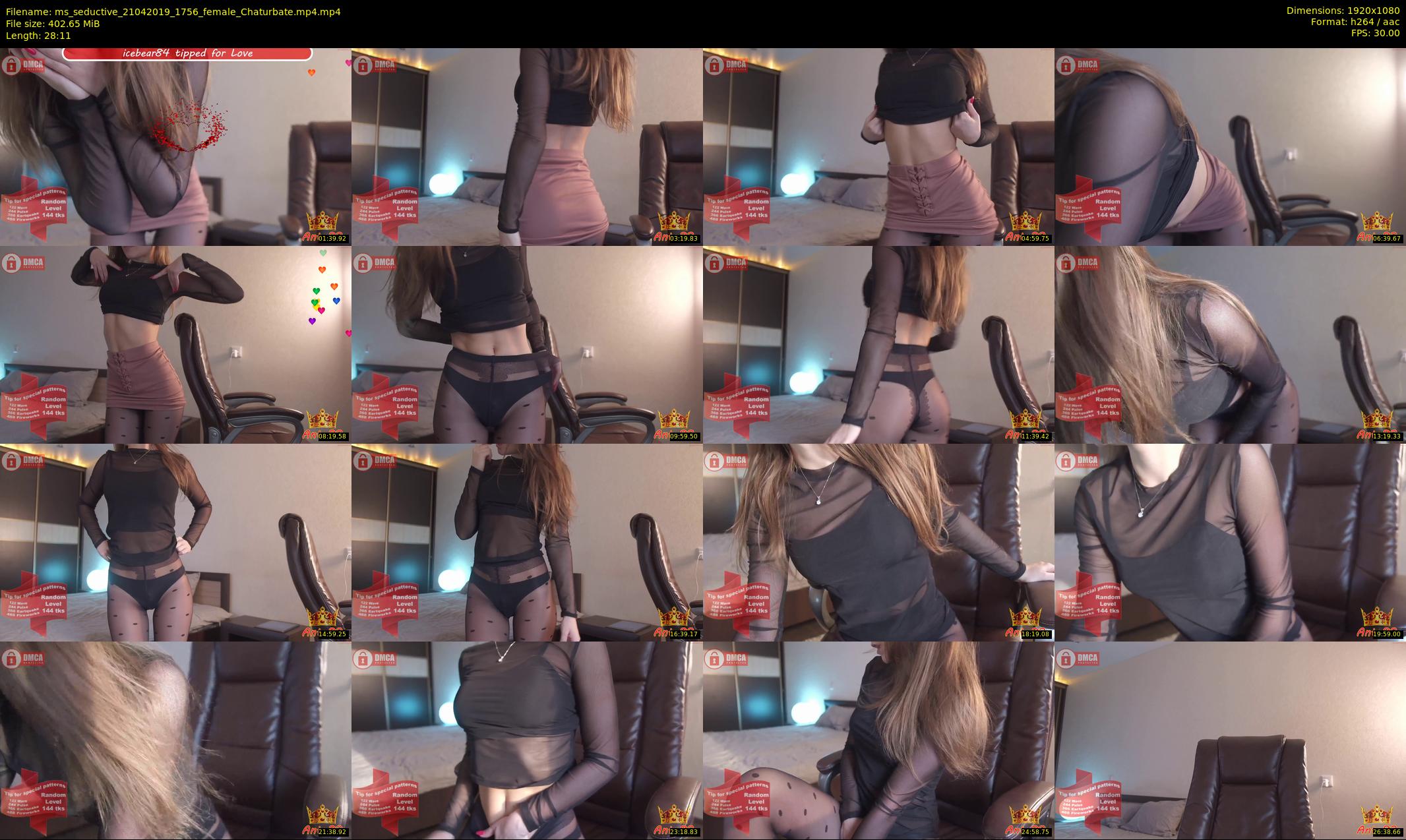 ms_seductive — 29 minute Chaturbate female cam show recording, 1080p, Apr 21, 2019