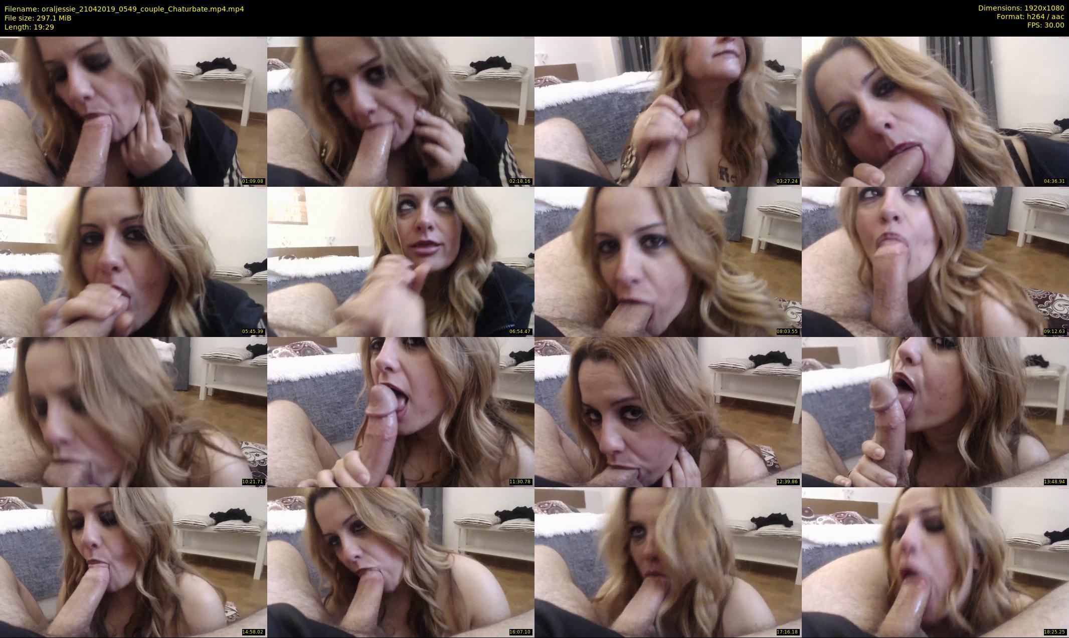 oraljessie — 20 minute Chaturbate couple cam show recording, 1080p, Apr 21, 2019