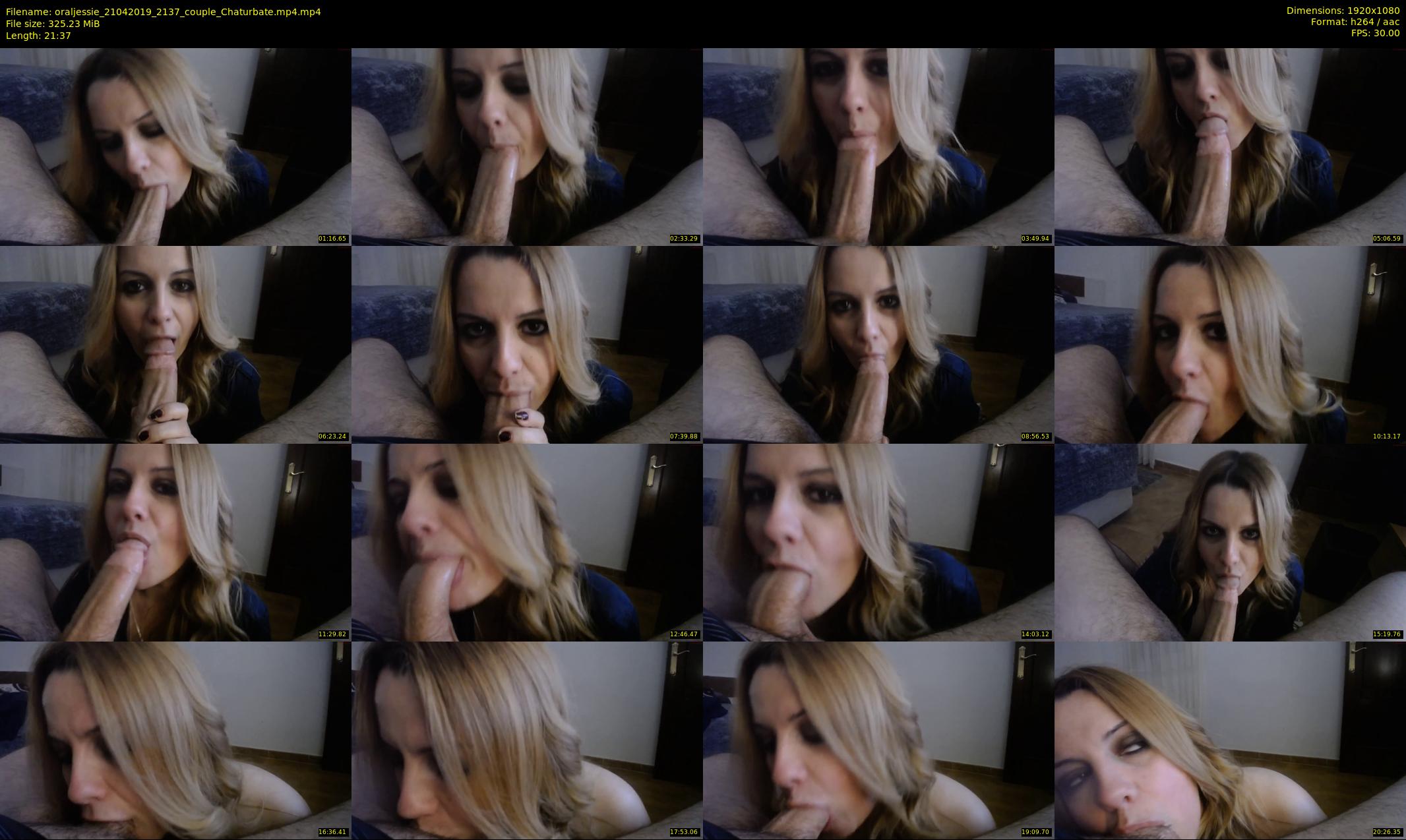 oraljessie — 22 minute Chaturbate couple cam show recording, 1080p, Apr 21, 2019