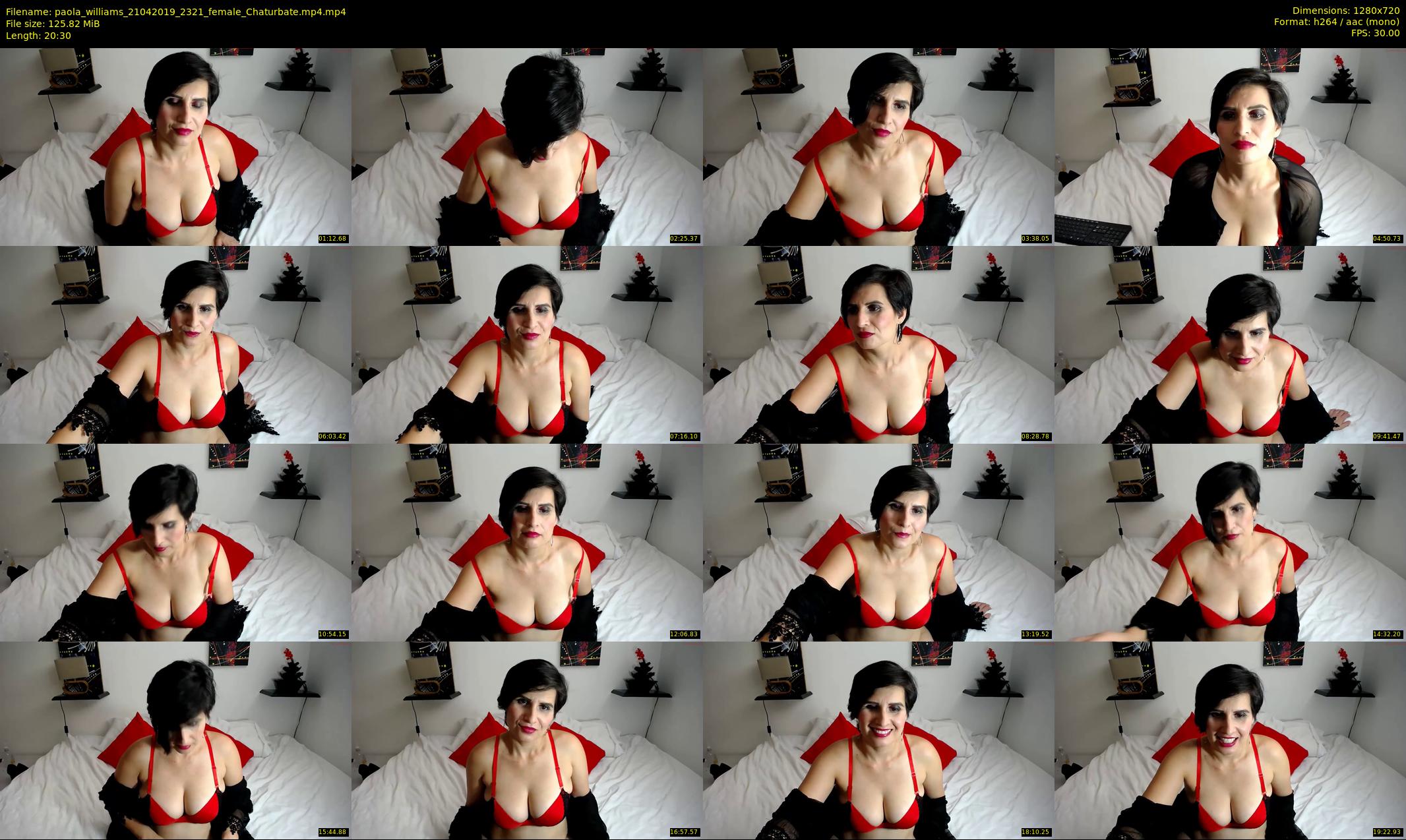 paola_williams — 21 minute Chaturbate female cam show recording, 720p, Apr 21, 2019