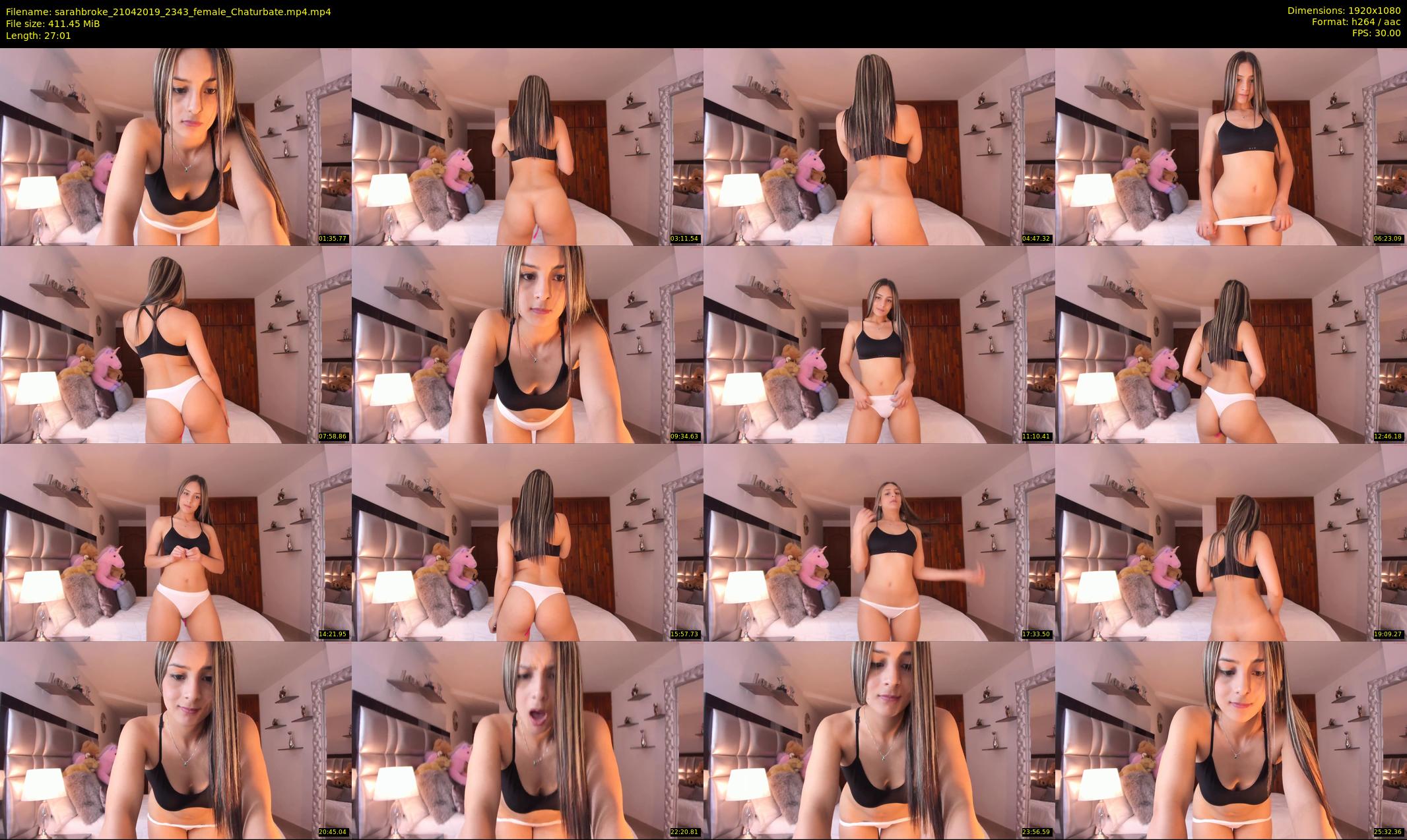 sarahbroke — 28 minute Chaturbate female cam show recording, 1080p, Apr 21, 2019