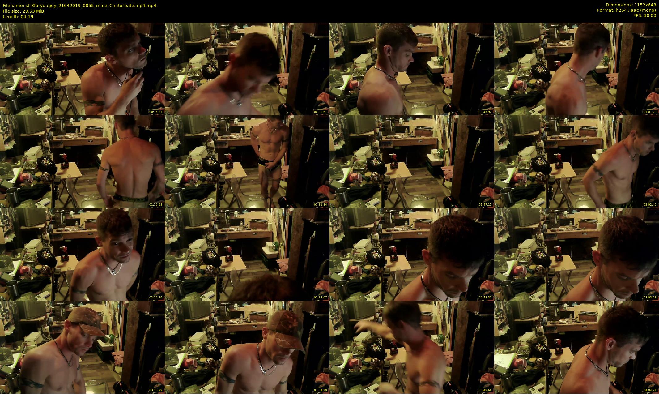 str8foryouguy — 5 minute Chaturbate male cam show recording, 480p, Apr 21, 2019
