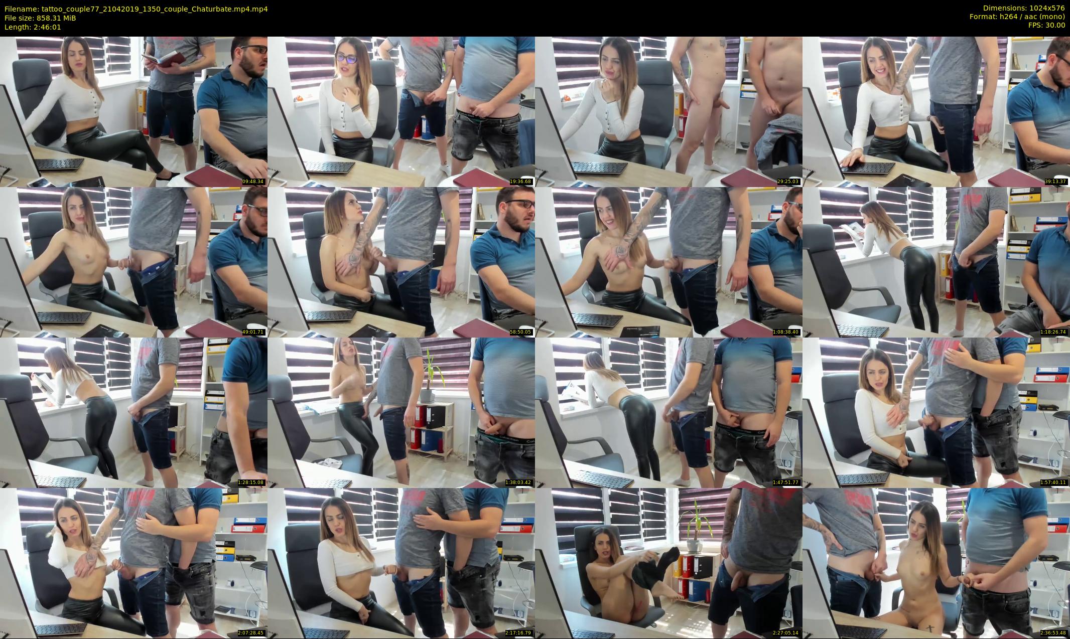 tattoo_couple77 — 167 minute Chaturbate couple cam show recording, 480p, Apr 21, 2019
