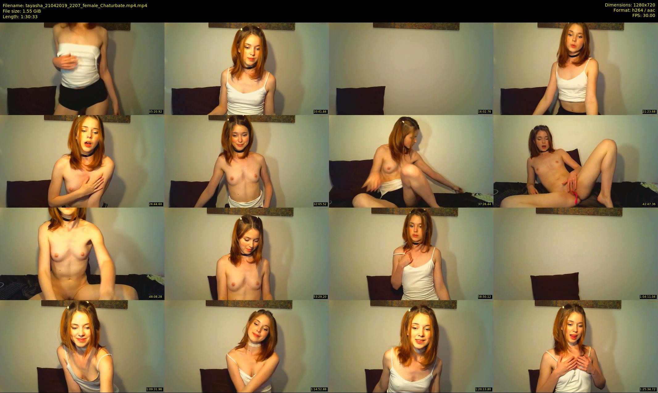 tayasha — 91 minute Chaturbate female cam show recording, 720p, Apr 21, 2019