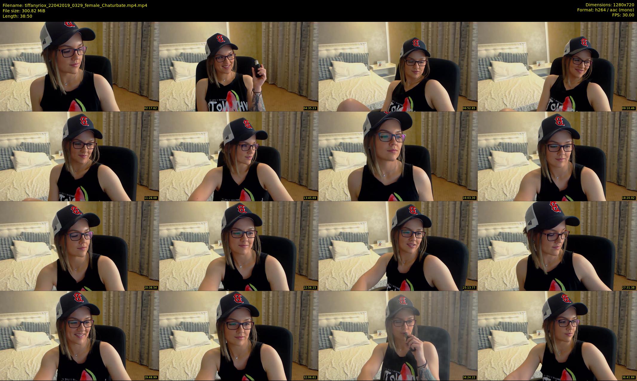 tiffanyriox — 39 minute Chaturbate female cam show recording, 720p, Apr 22, 2019