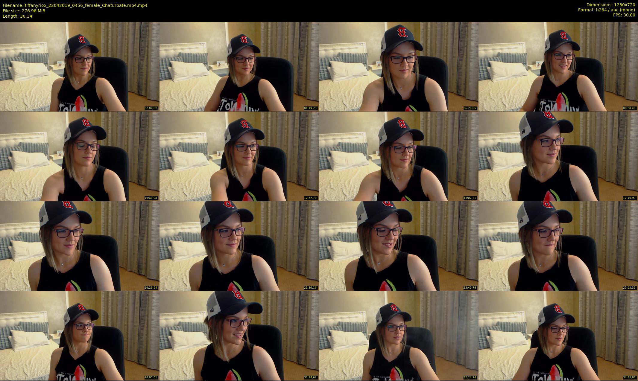 tiffanyriox — 37 minute Chaturbate female cam show recording, 720p, Apr 22, 2019