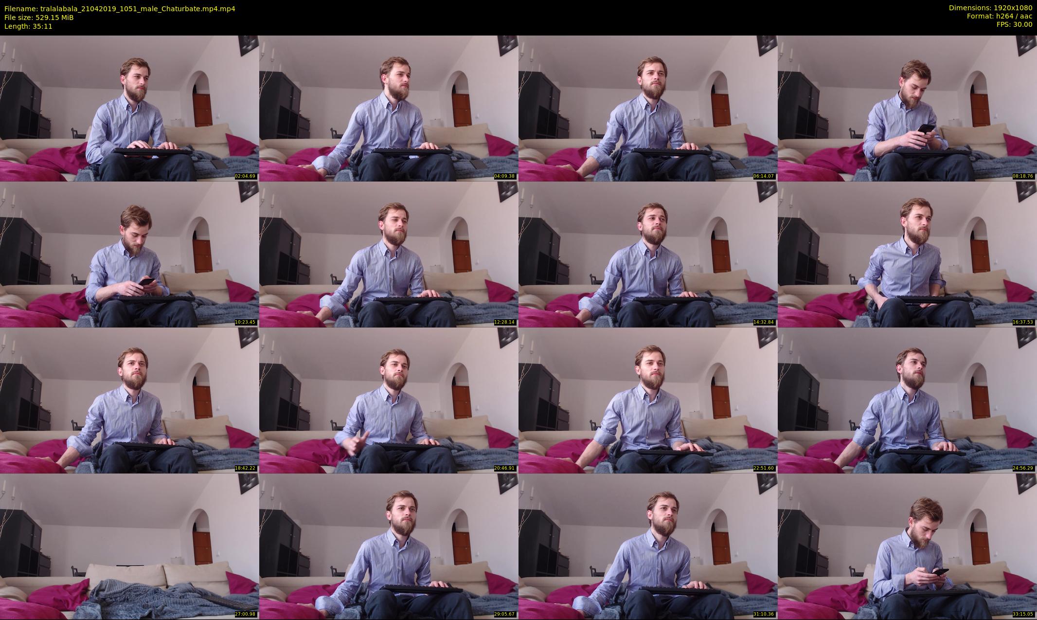 tralalabala — 36 minute Chaturbate male cam show recording, 1080p, Apr 21, 2019