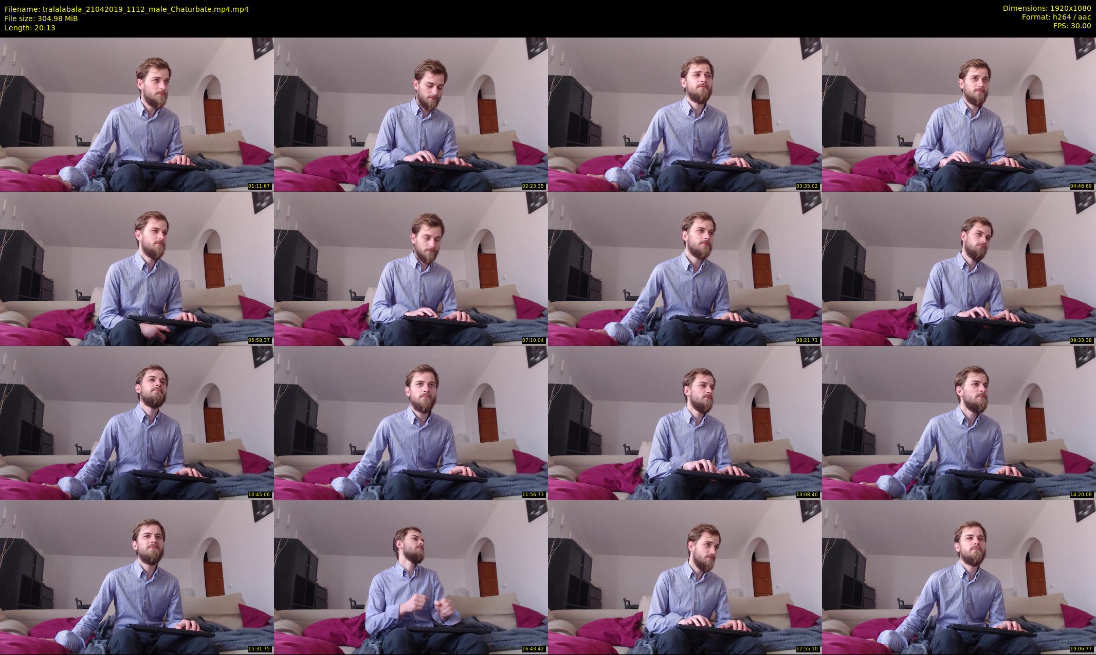tralalabala — 21 minute Chaturbate male cam show recording, 1080p, Apr 21, 2019