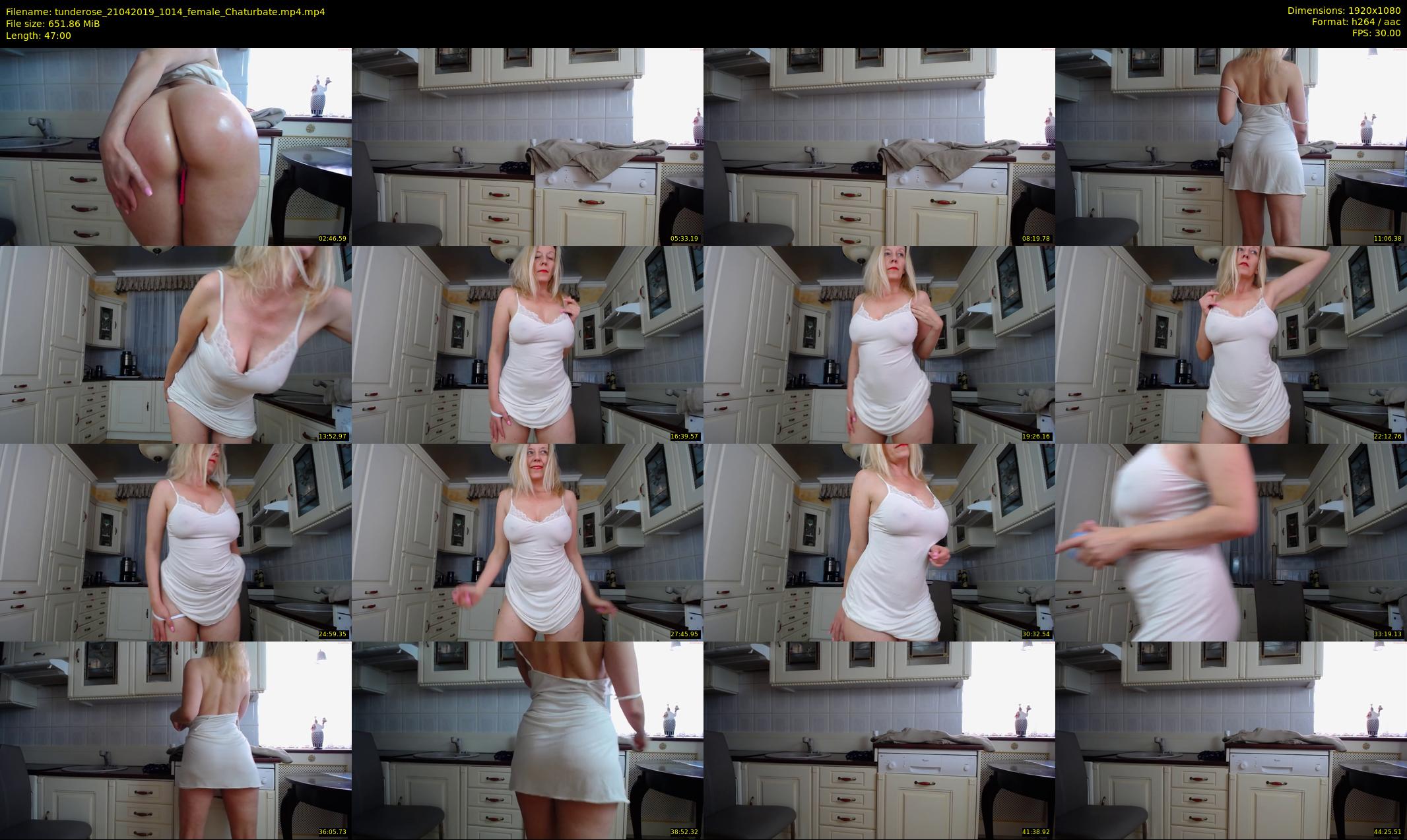tunderose — 47 minute Chaturbate female cam show recording, 1080p, Apr 21, 2019