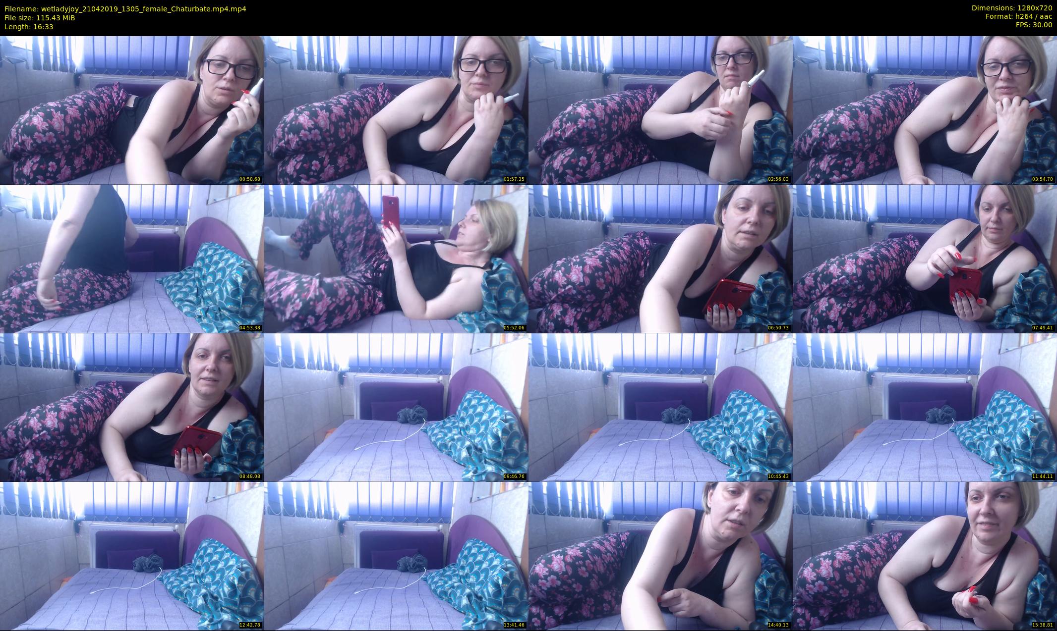 wetladyjoy — 17 minute Chaturbate female cam show recording, 720p, Apr 21, 2019