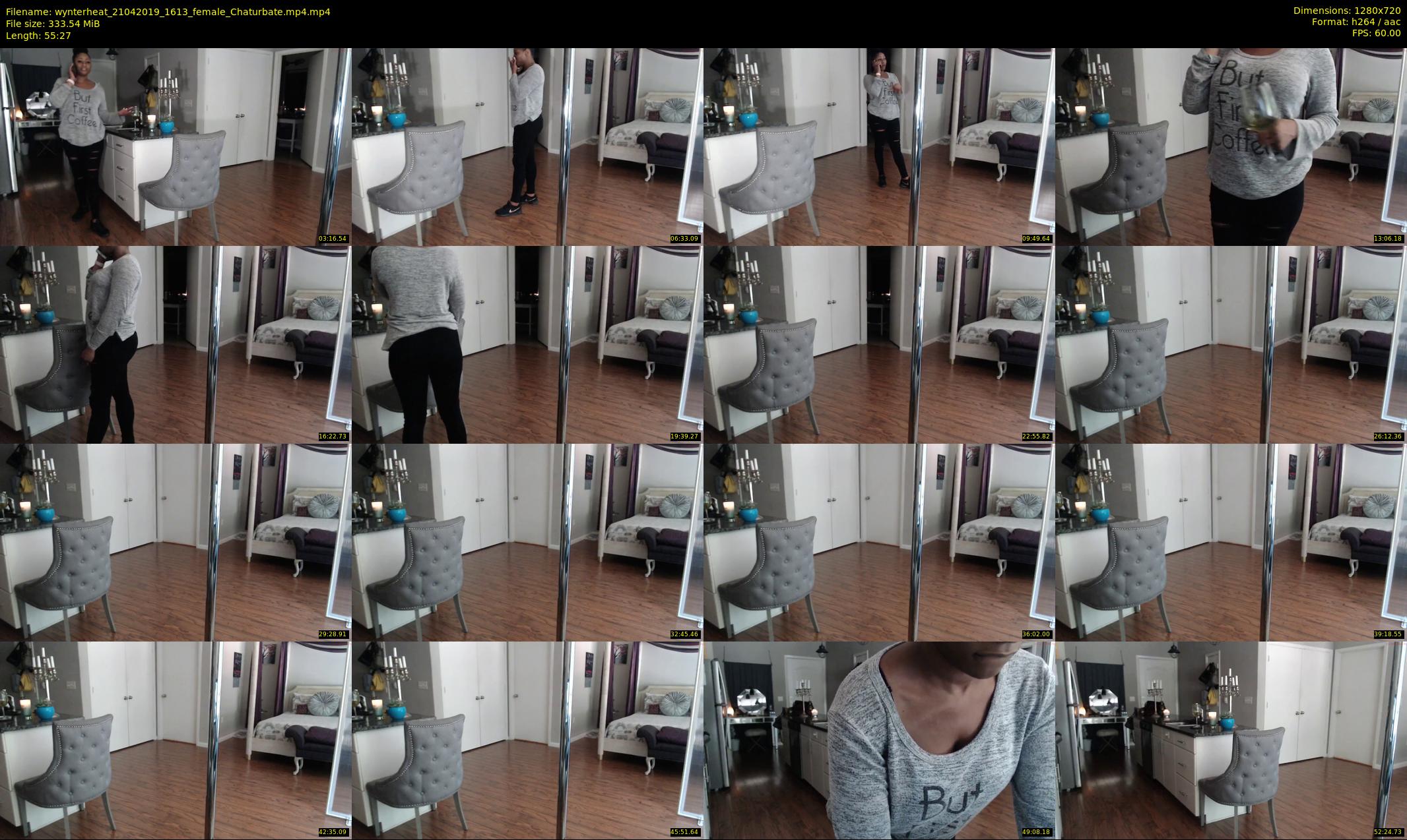 wynterheat — 56 minute Chaturbate female cam show recording, 720p, Apr 21, 2019