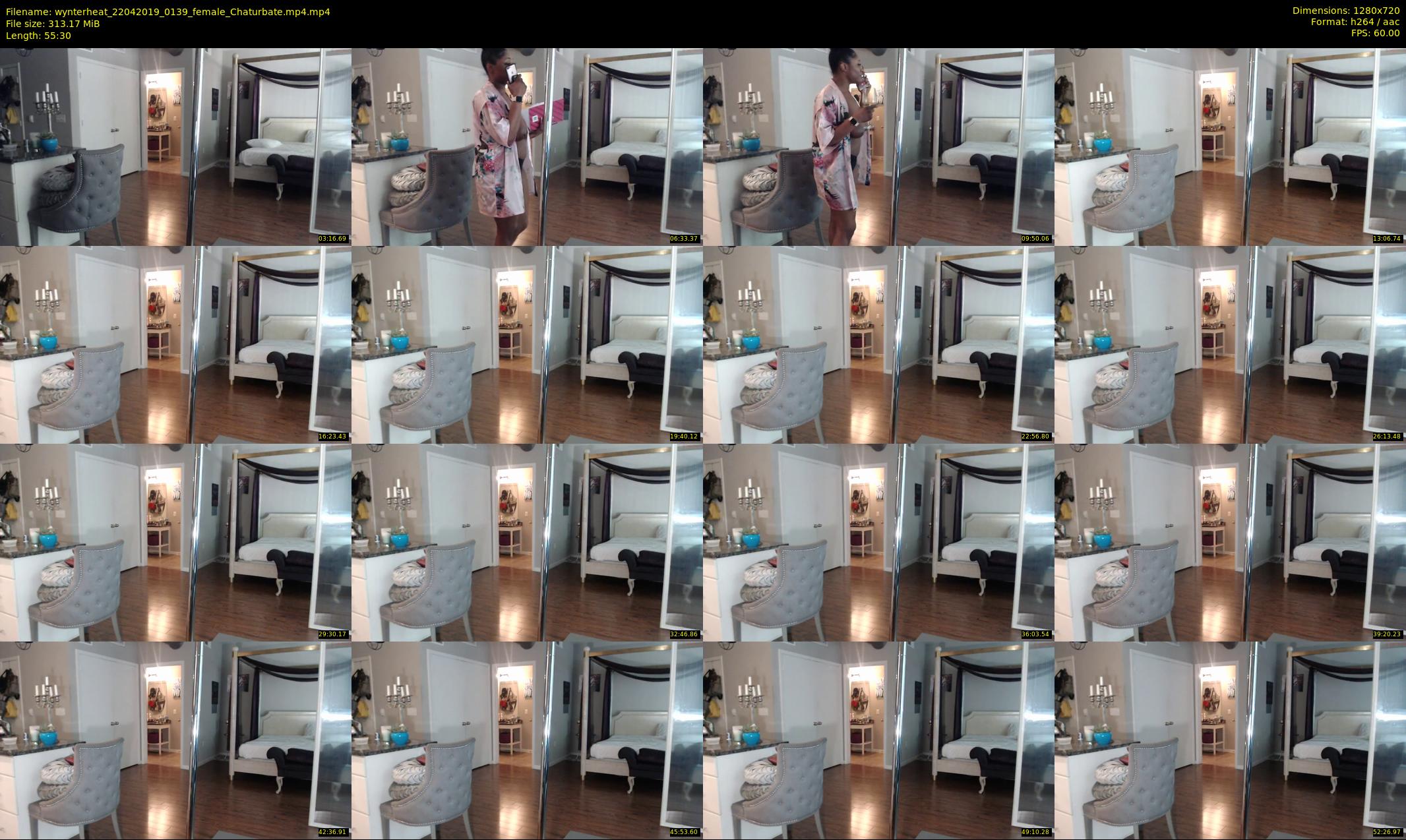 wynterheat — 56 minute Chaturbate female cam show recording, 720p, Apr 22, 2019