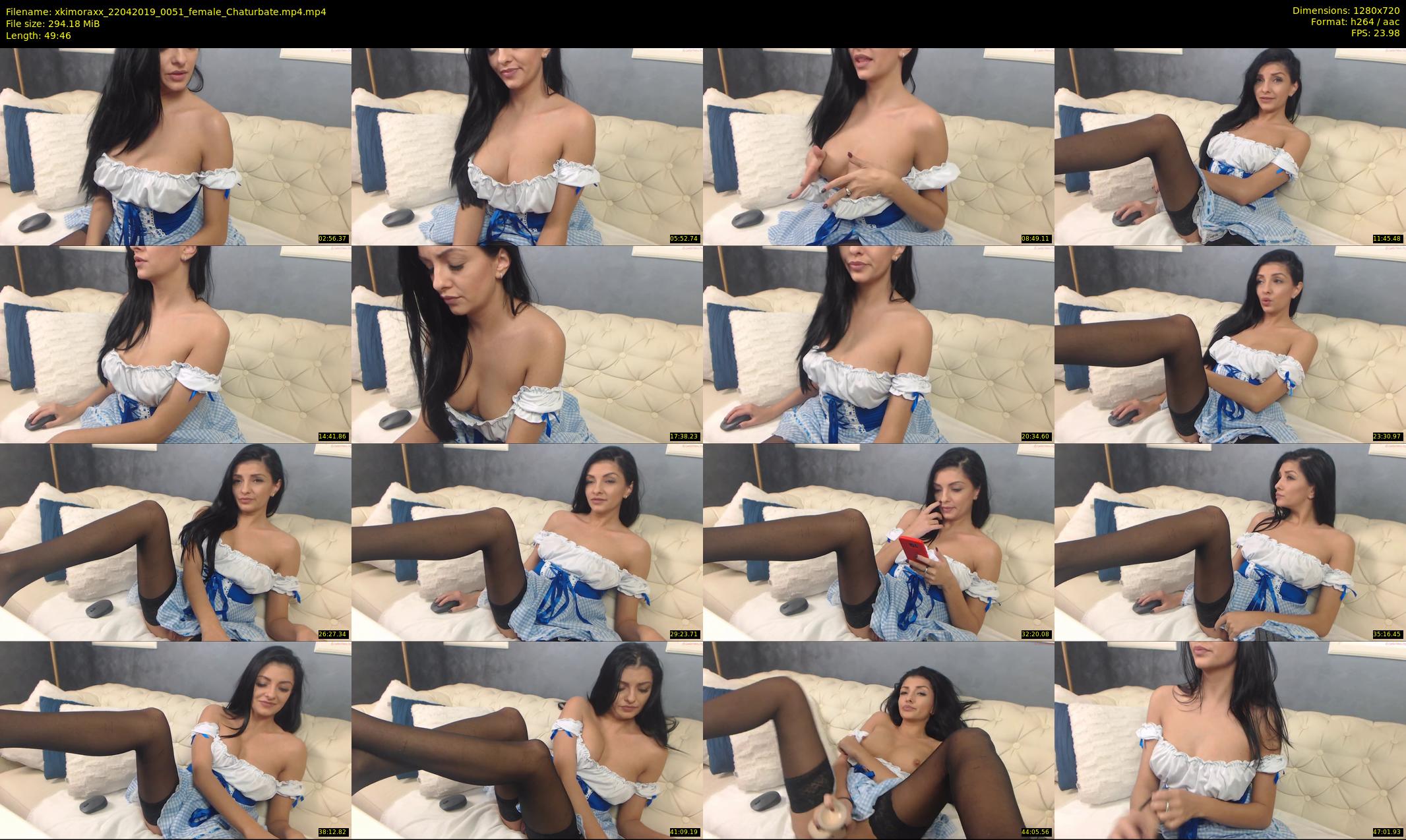 xkimoraxx — 50 minute Chaturbate female cam show recording, 720p, Apr 22, 2019