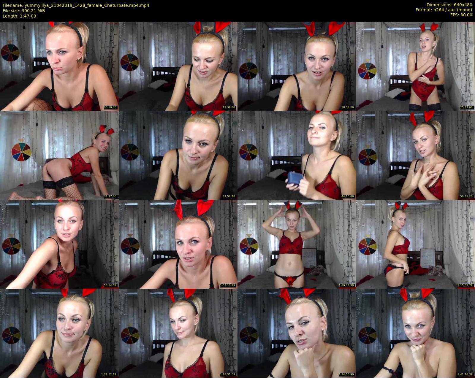 yummylilya — 108 minute Chaturbate female cam show recording, 480p, Apr 21, 2019