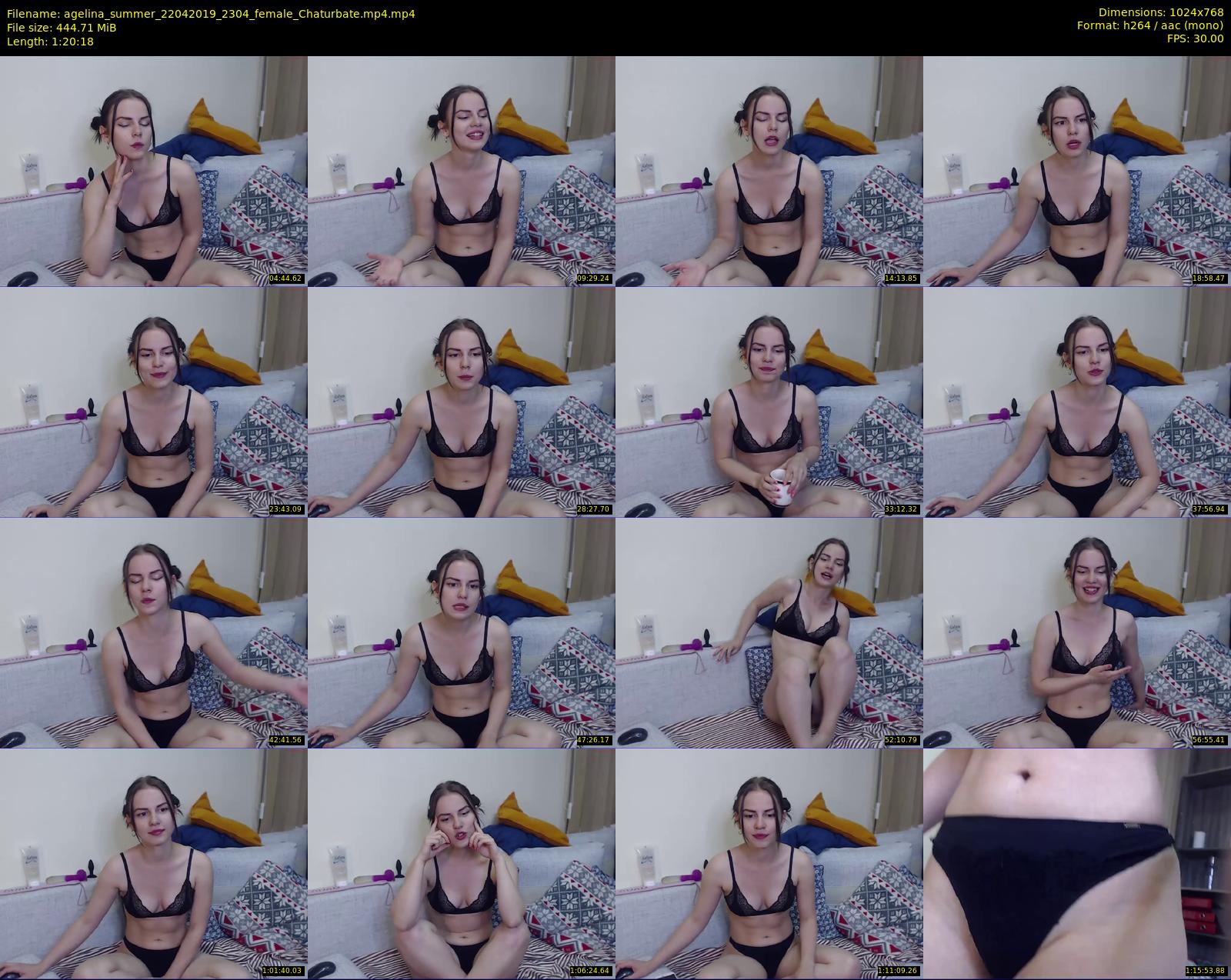 agelina_summer — 81 minute Chaturbate female cam show recording, 720p, Apr 22, 2019