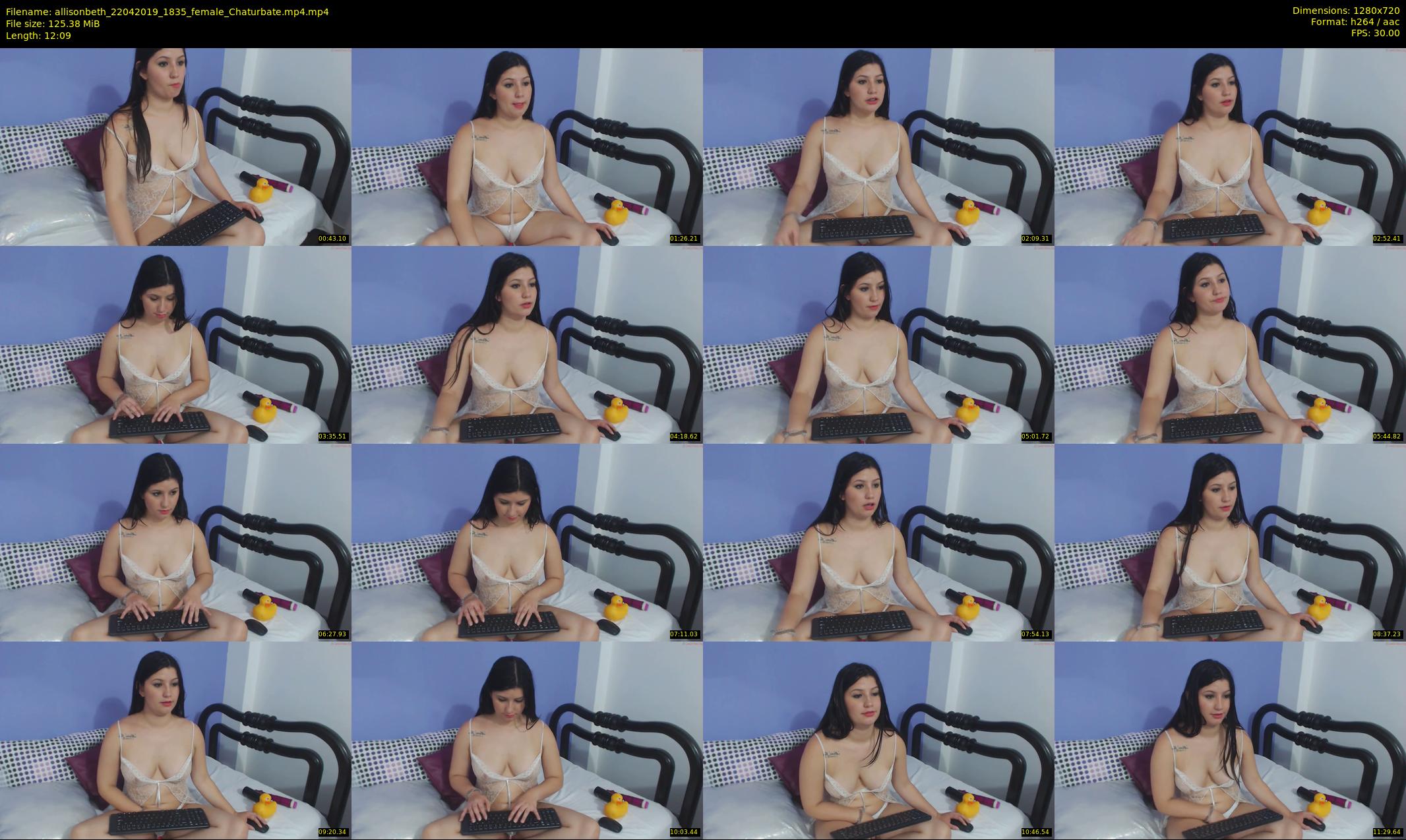 allisonbeth — 13 minute Chaturbate female cam show recording, 720p, Apr 22, 2019