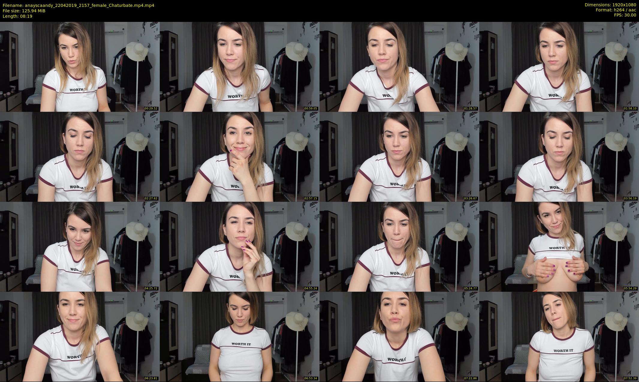 anayscaandy — 9 minute Chaturbate female cam show recording, 1080p, Apr 22, 2019