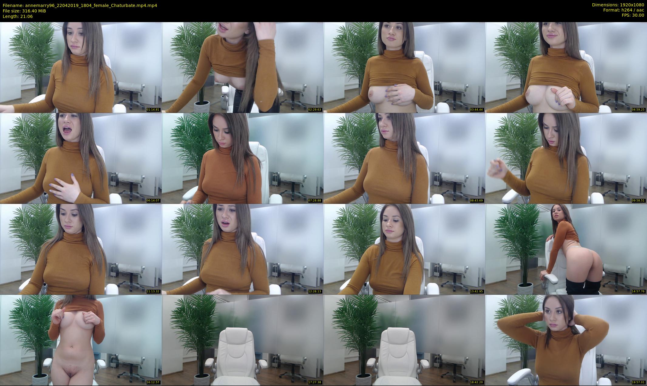 annemarry96 — 22 minute Chaturbate female cam show recording, 1080p, Apr 22, 2019
