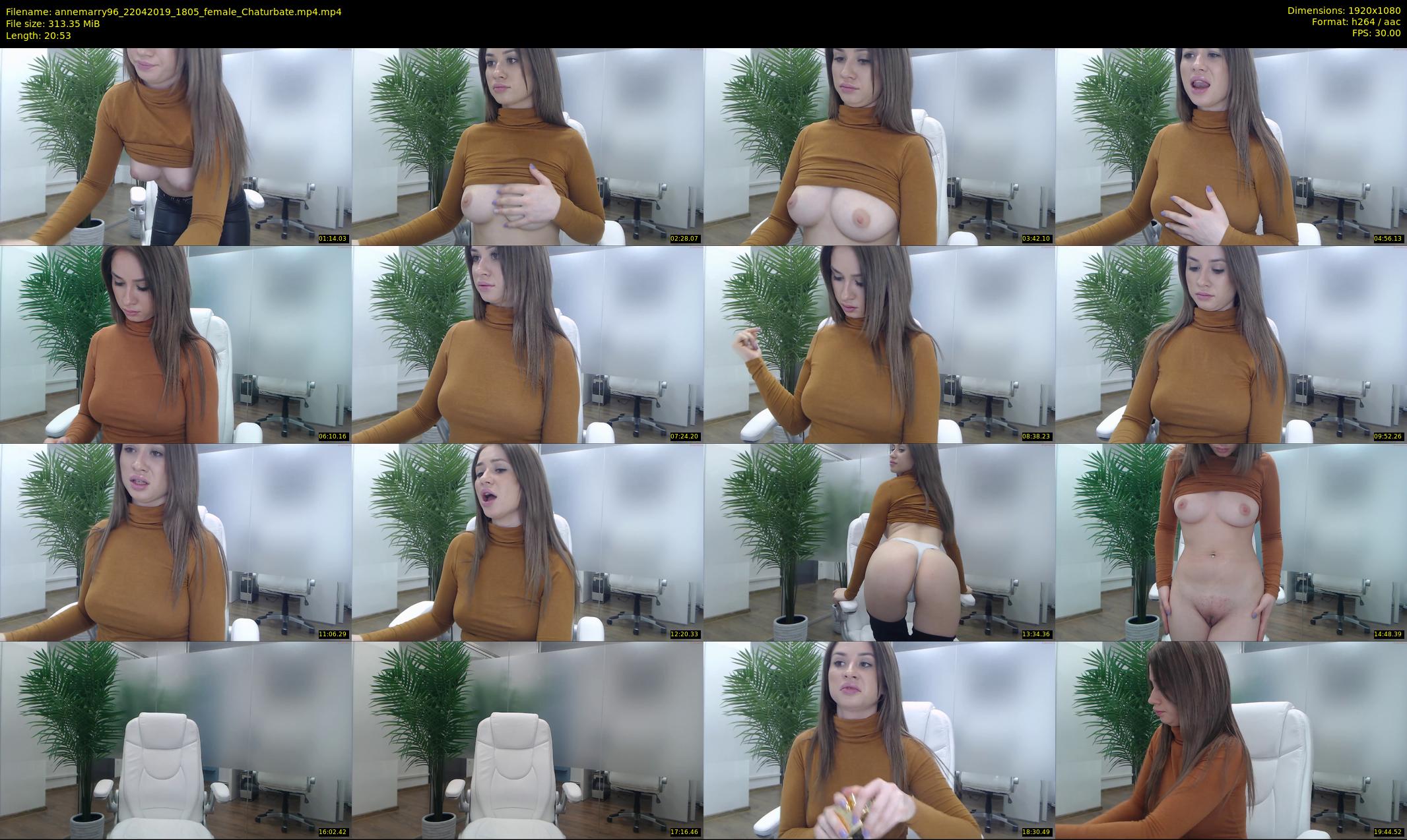 annemarry96 — 21 minute Chaturbate female cam show recording, 1080p, Apr 22, 2019