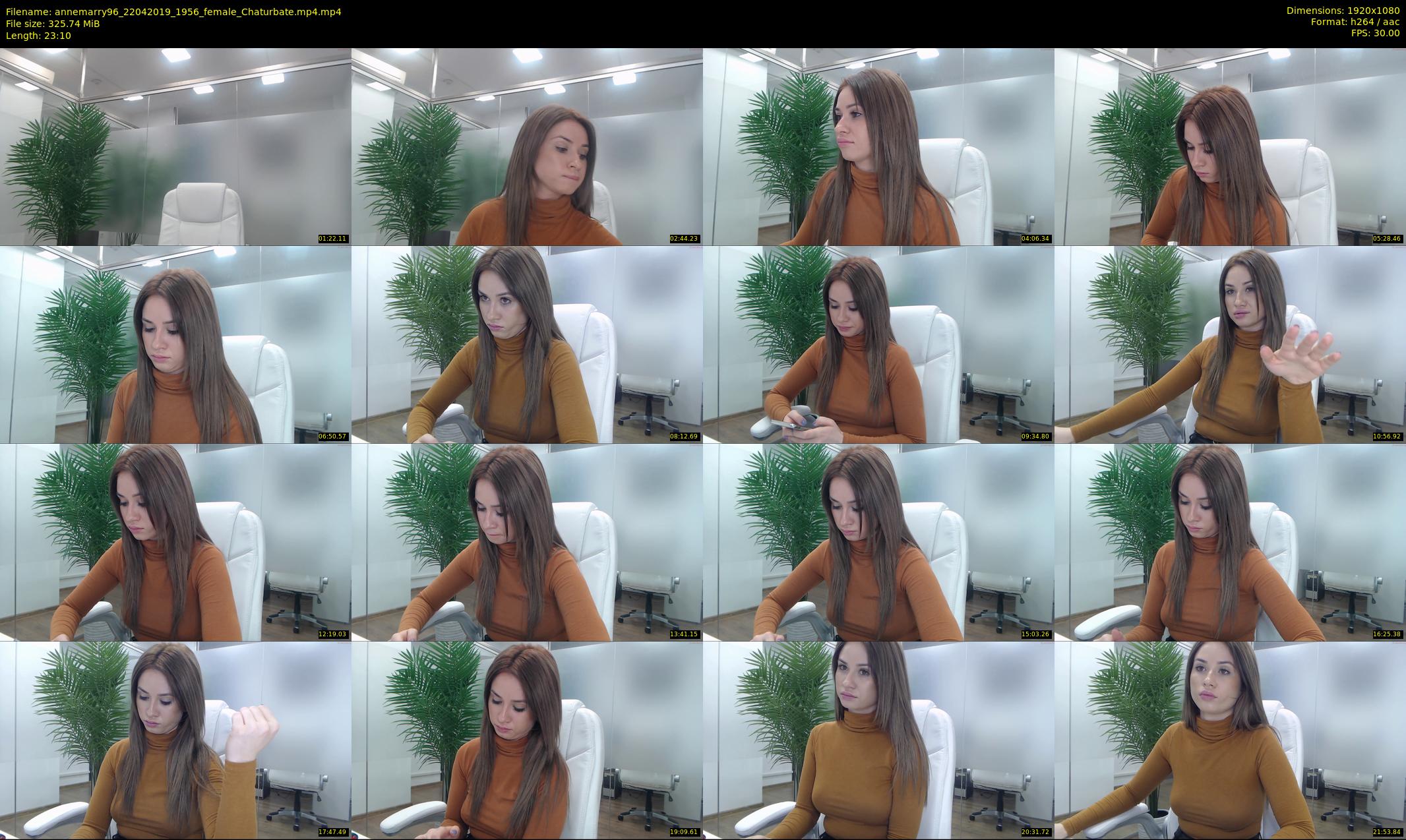 annemarry96 — 24 minute Chaturbate female cam show recording, 1080p, Apr 22, 2019
