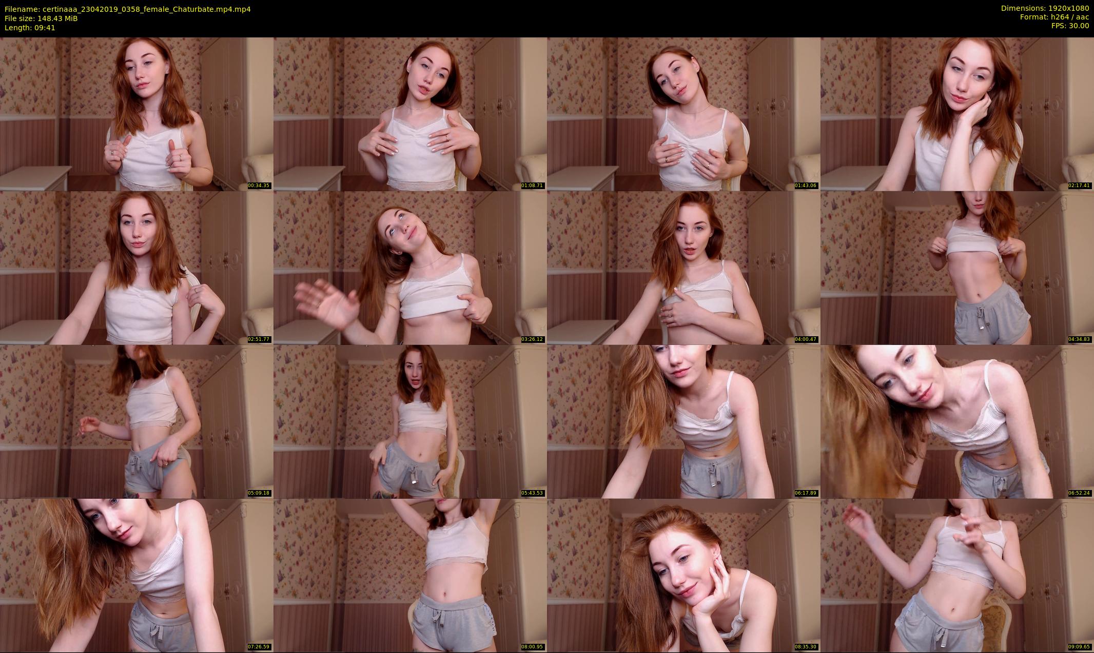 certinaaa — 10 minute Chaturbate female cam show recording, 1080p, Apr 23, 2019