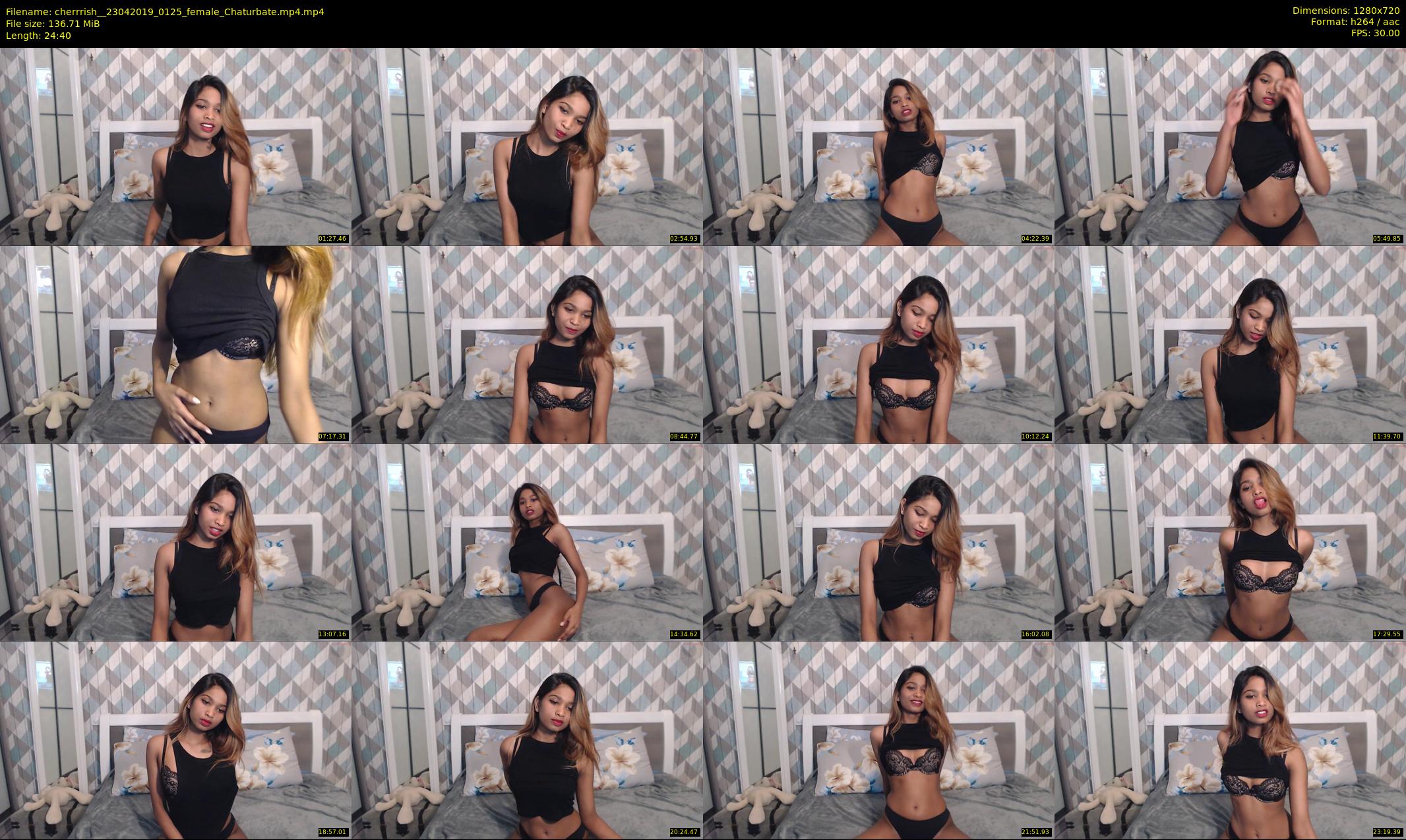 cherrrish_ — 25 minute Chaturbate female cam show recording, 720p, Apr 23, 2019