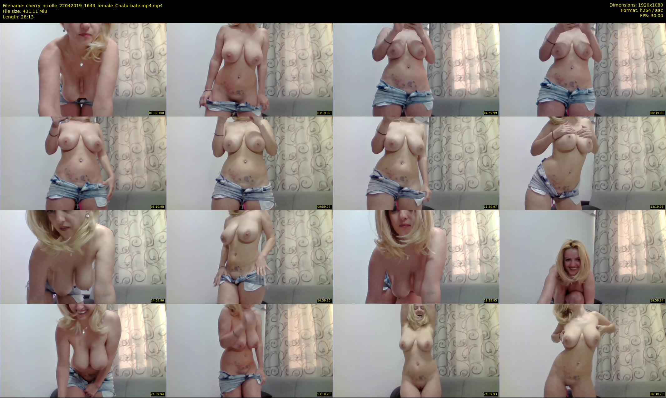 cherry_nicolle — 29 minute Chaturbate female cam show recording, 1080p, Apr 22, 2019