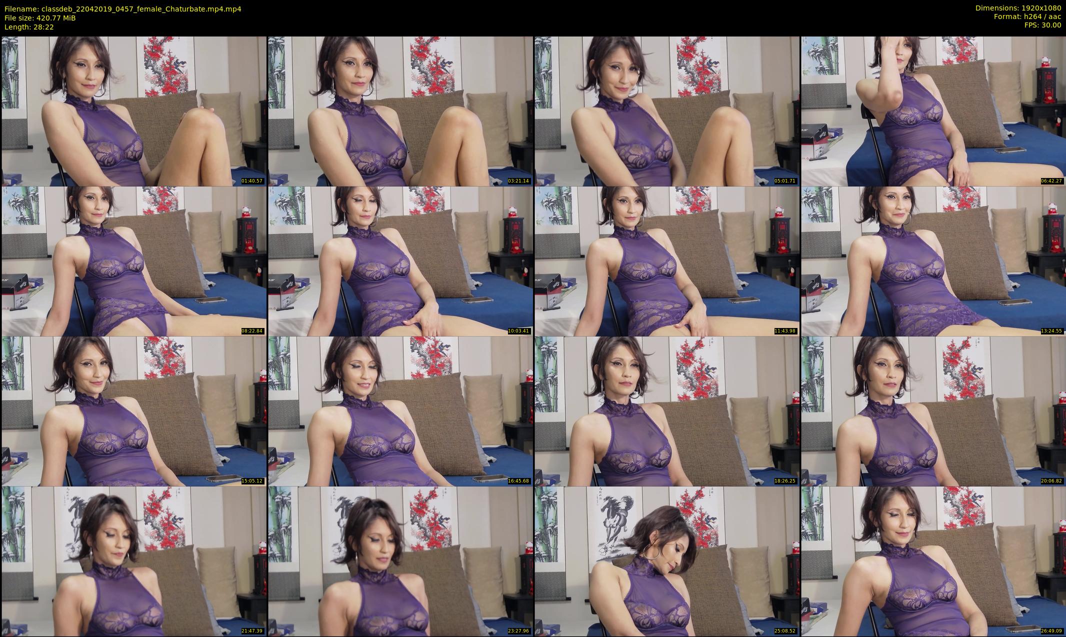 classdeb — 29 minute Chaturbate female cam show recording, 1080p, Apr 22, 2019