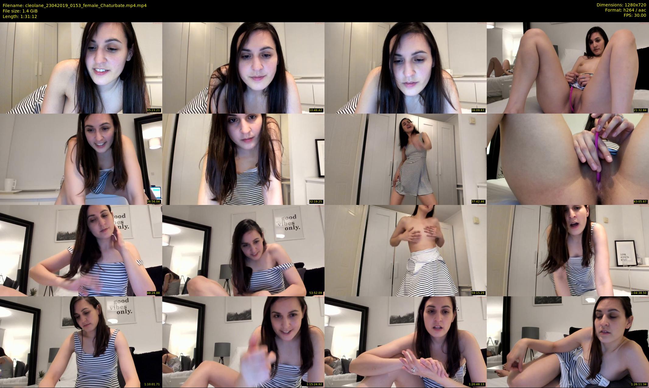 cleolane — 92 minute Chaturbate female cam show recording, 720p, Apr 23, 2019