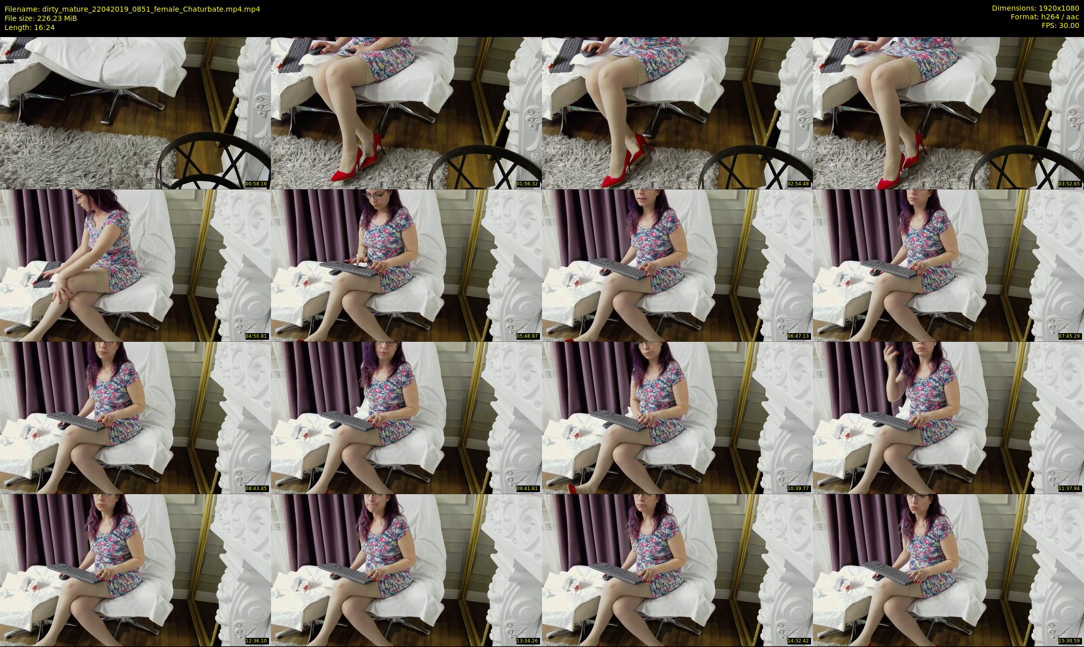 dirty_mature — 17 minute Chaturbate female cam show recording, 1080p, Apr 22, 2019