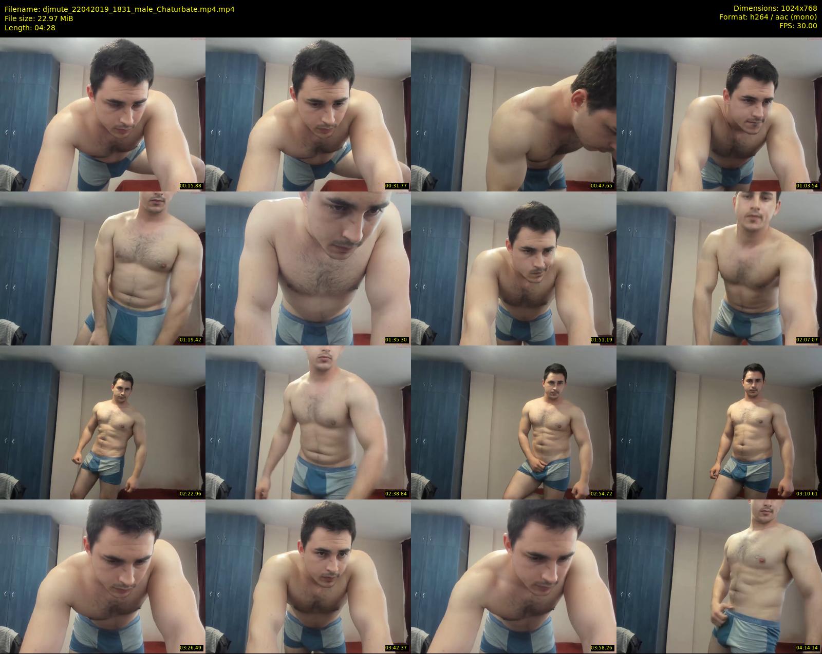 djmute — 5 minute Chaturbate male cam show recording, 720p, Apr 22, 2019