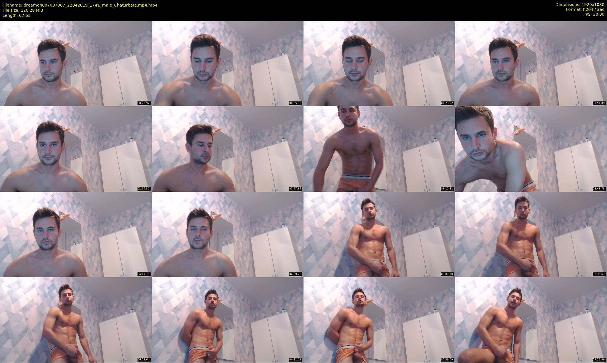 dreamon007007007 — 8 minute Chaturbate male cam show recording, 1080p, Apr 22, 2019