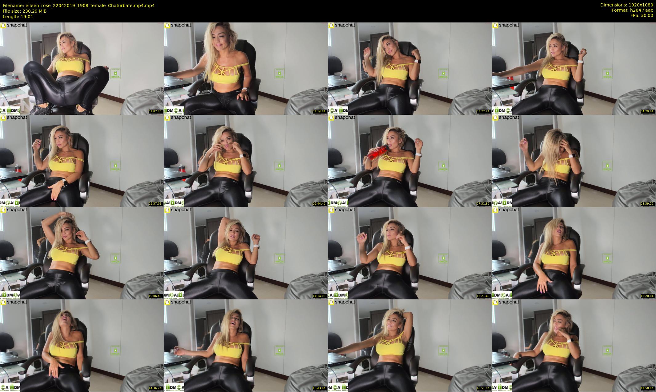 eileen_rose — 20 minute Chaturbate female cam show recording, 1080p, Apr 22, 2019