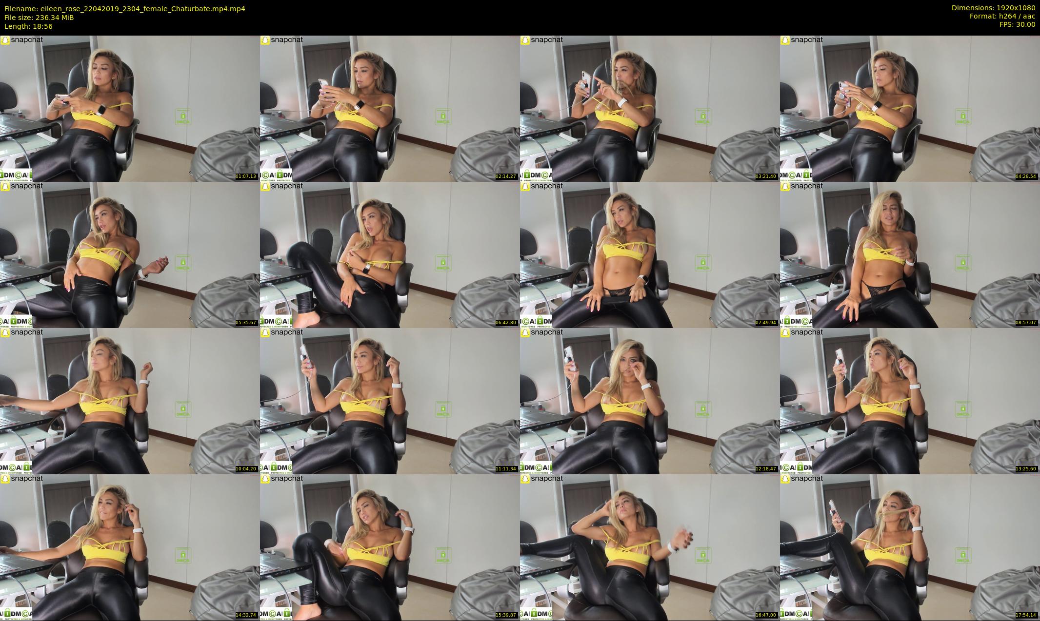 eileen_rose — 19 minute Chaturbate female cam show recording, 1080p, Apr 22, 2019