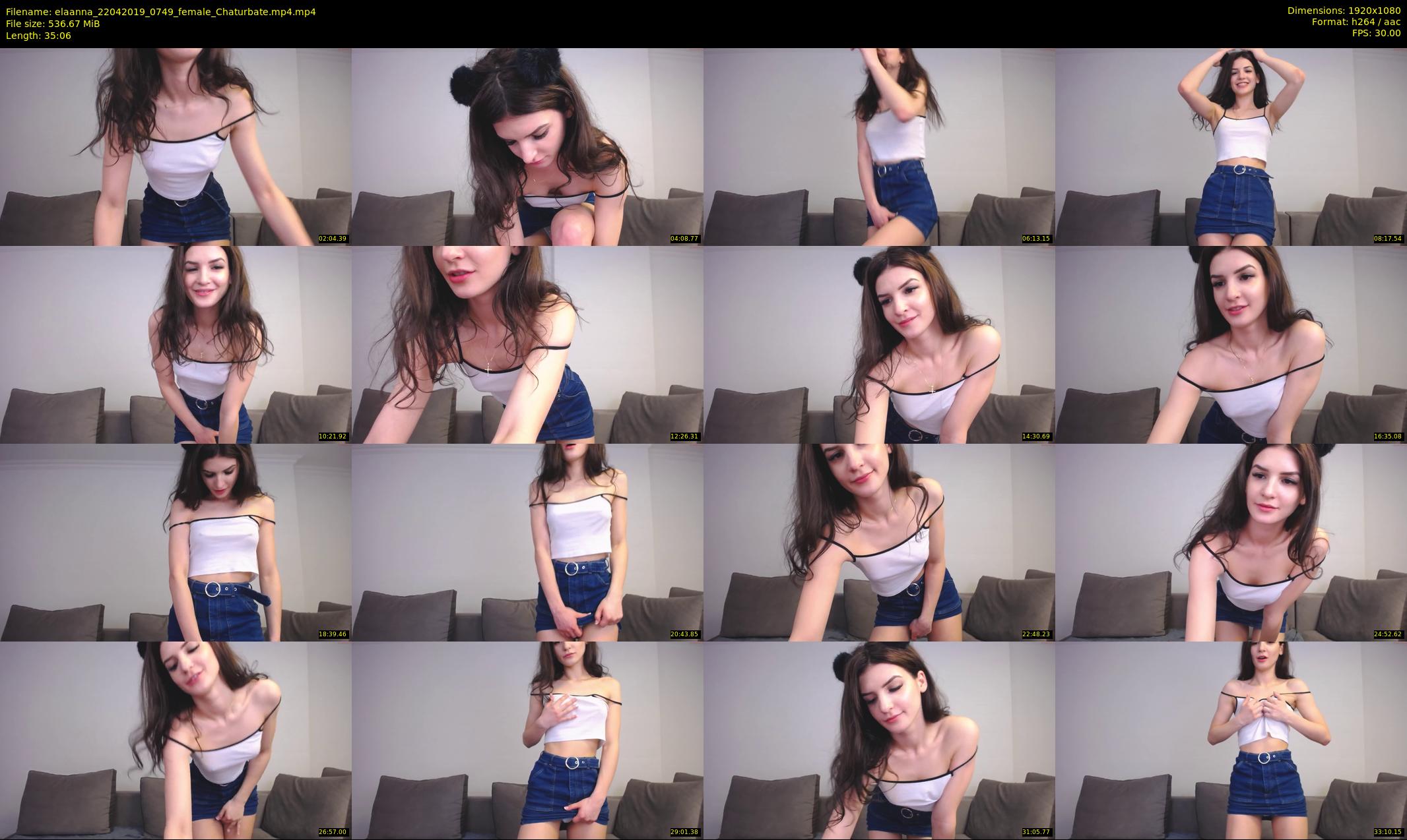 elaanna — 36 minute Chaturbate female cam show recording, 1080p, Apr 22, 2019